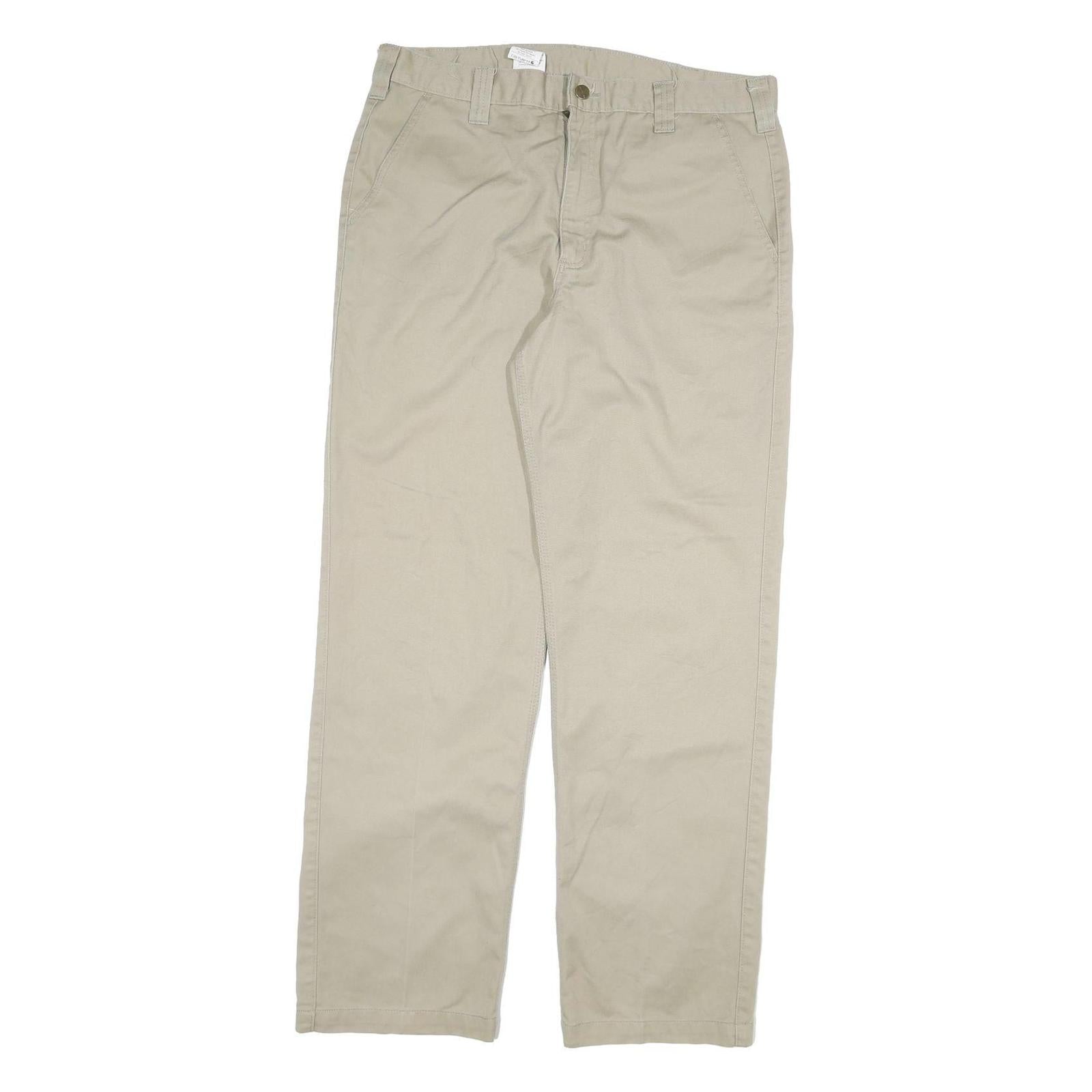 Buy CARHARTT Mens Cotton Blend Beige Relaxed Straight Trousers W36 L34 Durable Refurbished - $49.39 CARHARTT Mens Cotton Blend Beige Relaxed Straight Trousers W36 L34 Durable Refurbished - N/A refurbished available on Cerqular