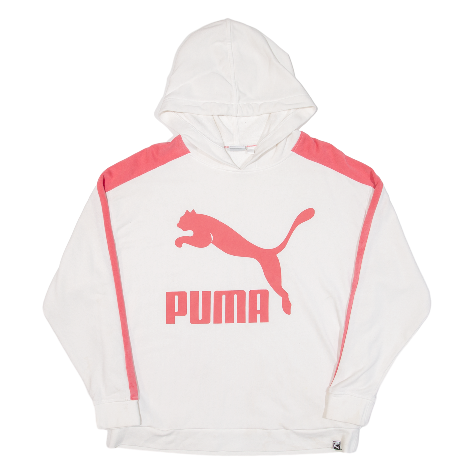 PUMA Womens White Hoodie UK 12 Refurbished - N/A refurbished available on Cerqular