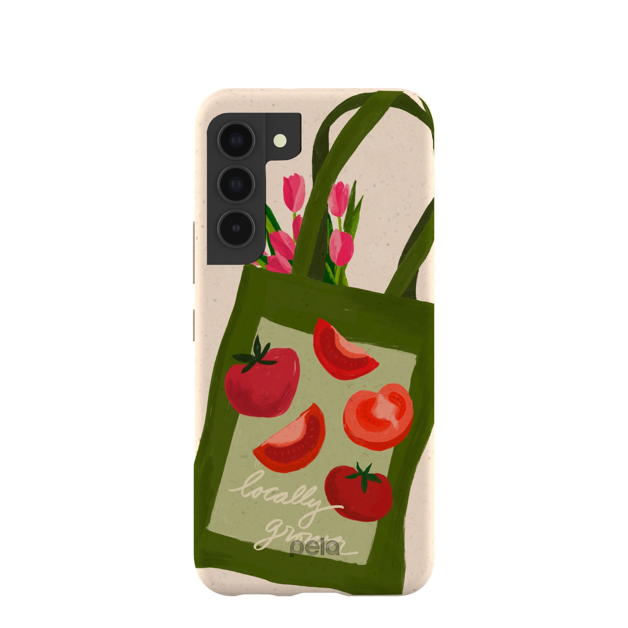 Seashell Market Tote Samsung Galaxy S22 Case Refurbished - Pela Case refurbished available on Cerqular