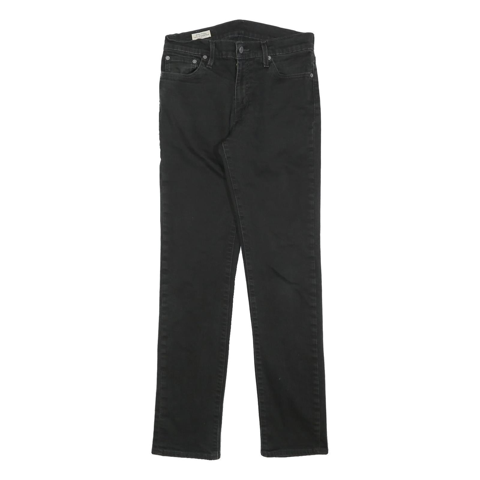 LEVI'S 511 BIG E Mens Jeans Black Slim Skinny Denim Medium W30 L32 Classic Zip Refurbished - N/A refurbished available on Cerqular