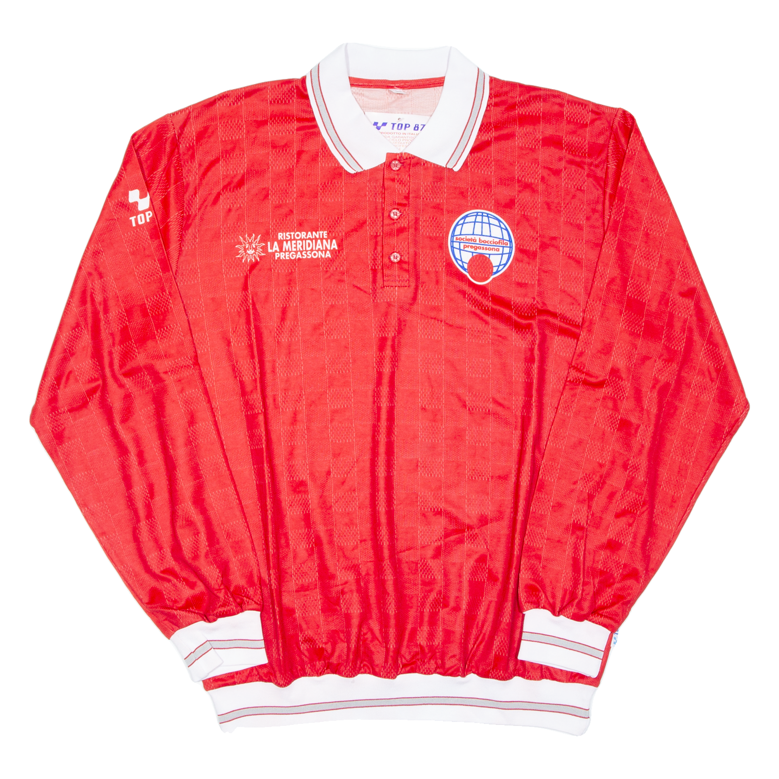 Mens Polo Shirt Red Long Sleeve XL Refurbished - N/A refurbished available on Cerqular