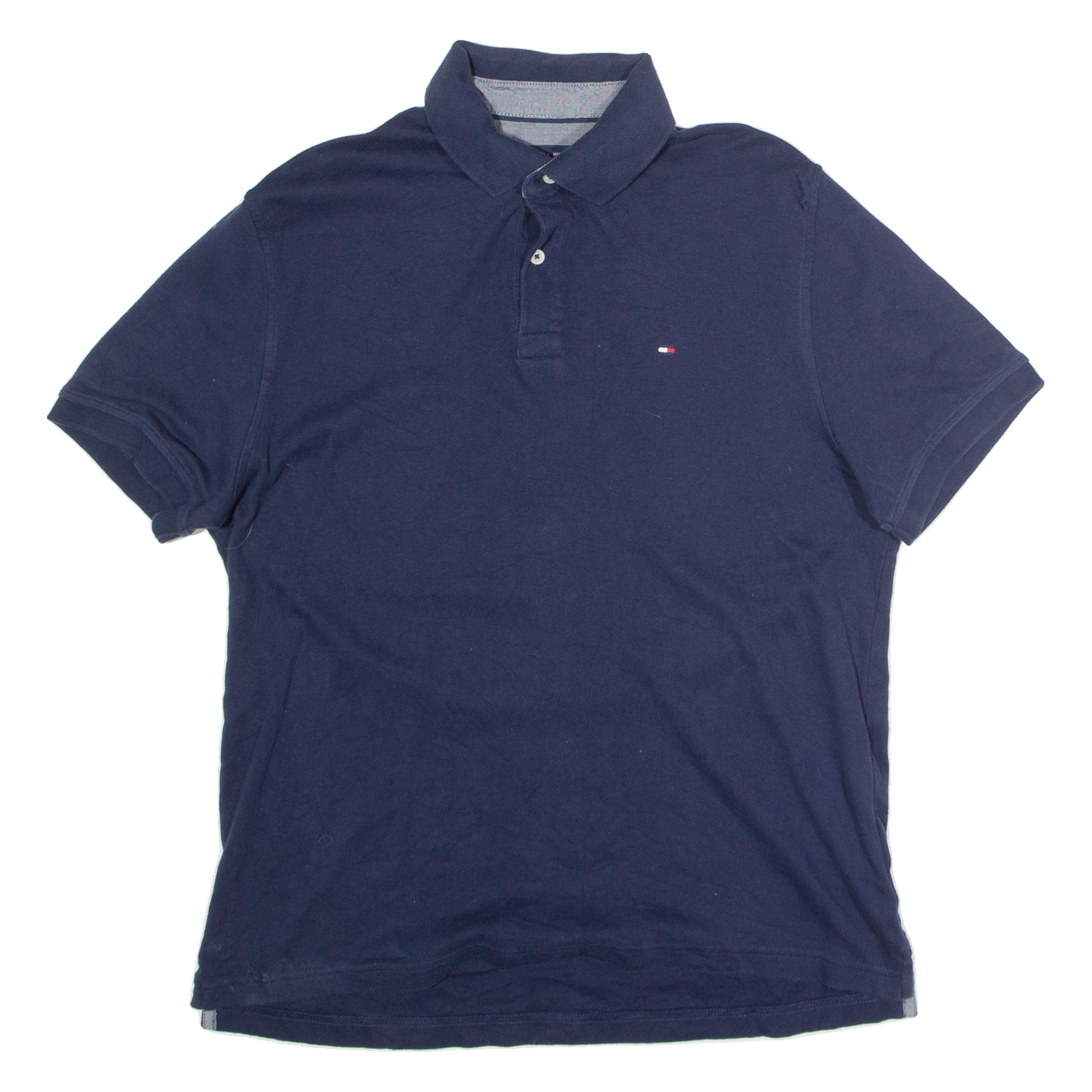 TOMMY HILFIGER Mens Polo Shirt Blue M Refurbished - N/A refurbished available on Cerqular