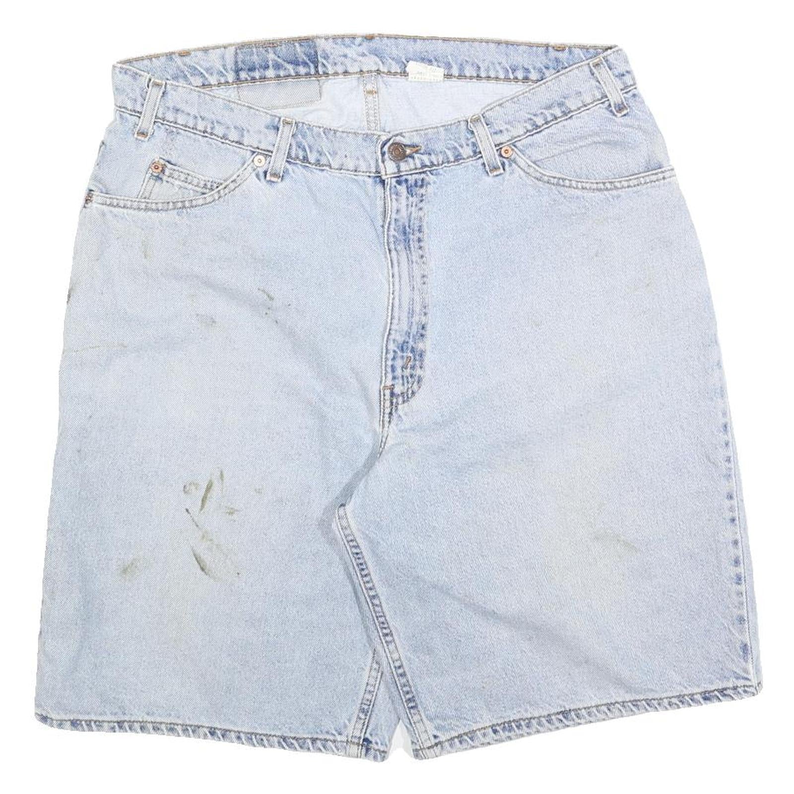 LEVI'S Mens Denim Blue Casual Shorts XL W38 Cotton Blend Relaxed Fit Refurbished - N/A refurbished available on Cerqular