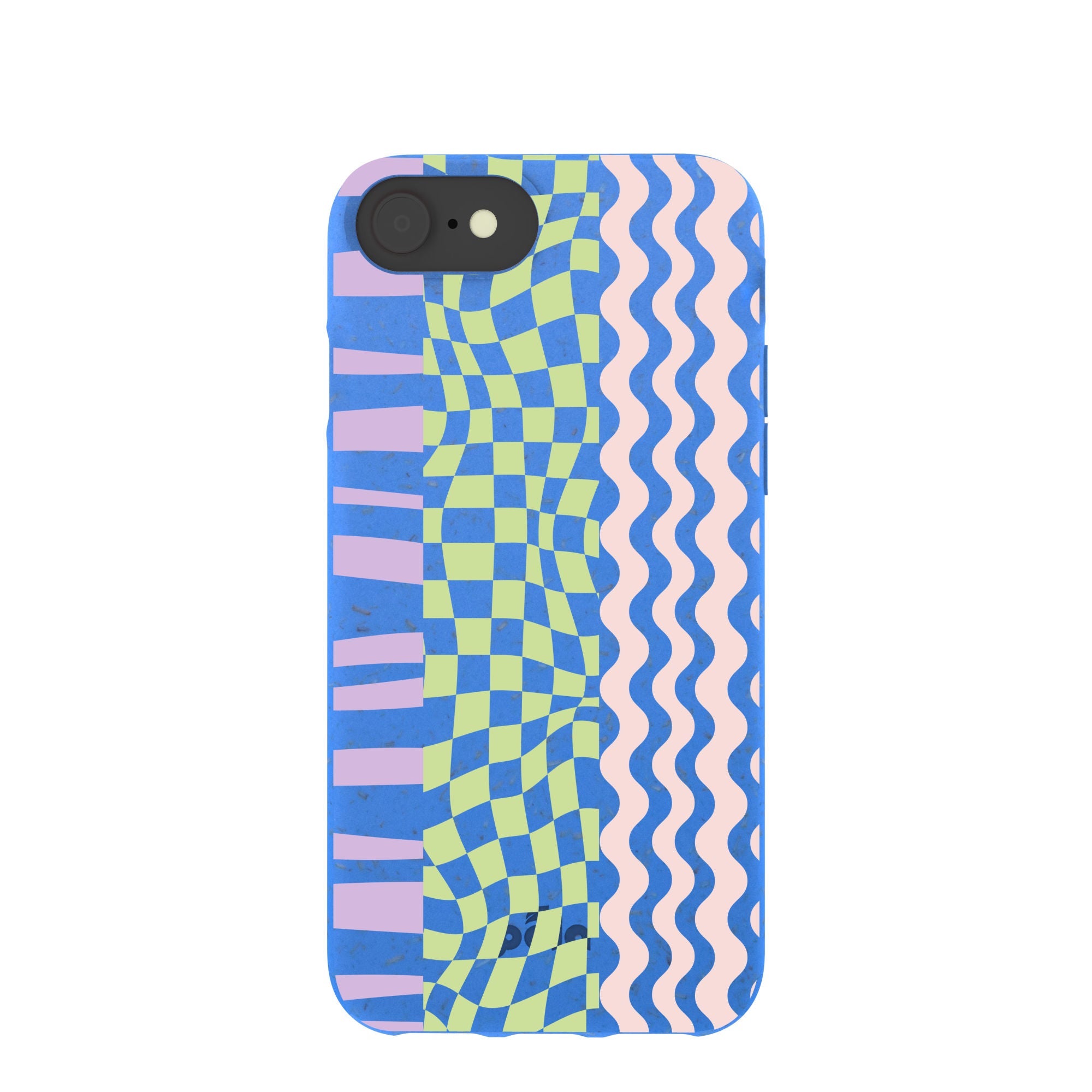 Electric Blue Mixed Up iPhone 6/6s/7/8/SE Case Refurbished - Pela Case refurbished available on Cerqular
