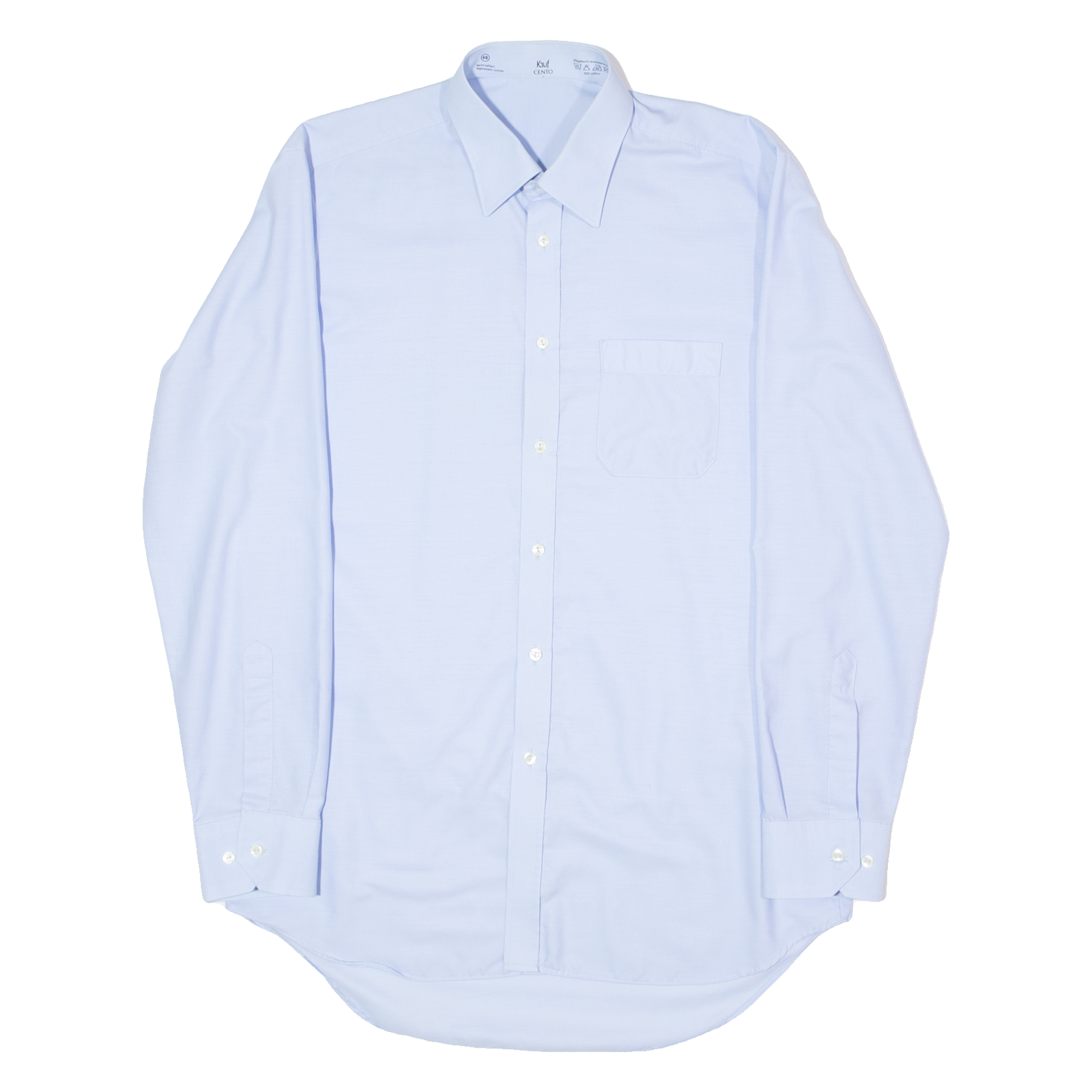 Buy KAUF CENTO Mens Plain Shirt Blue 90s Long Sleeve L Refurbished - $10.91 KAUF CENTO Mens Plain Shirt Blue 90s Long Sleeve L Refurbished - N/A refurbished available on Cerqular