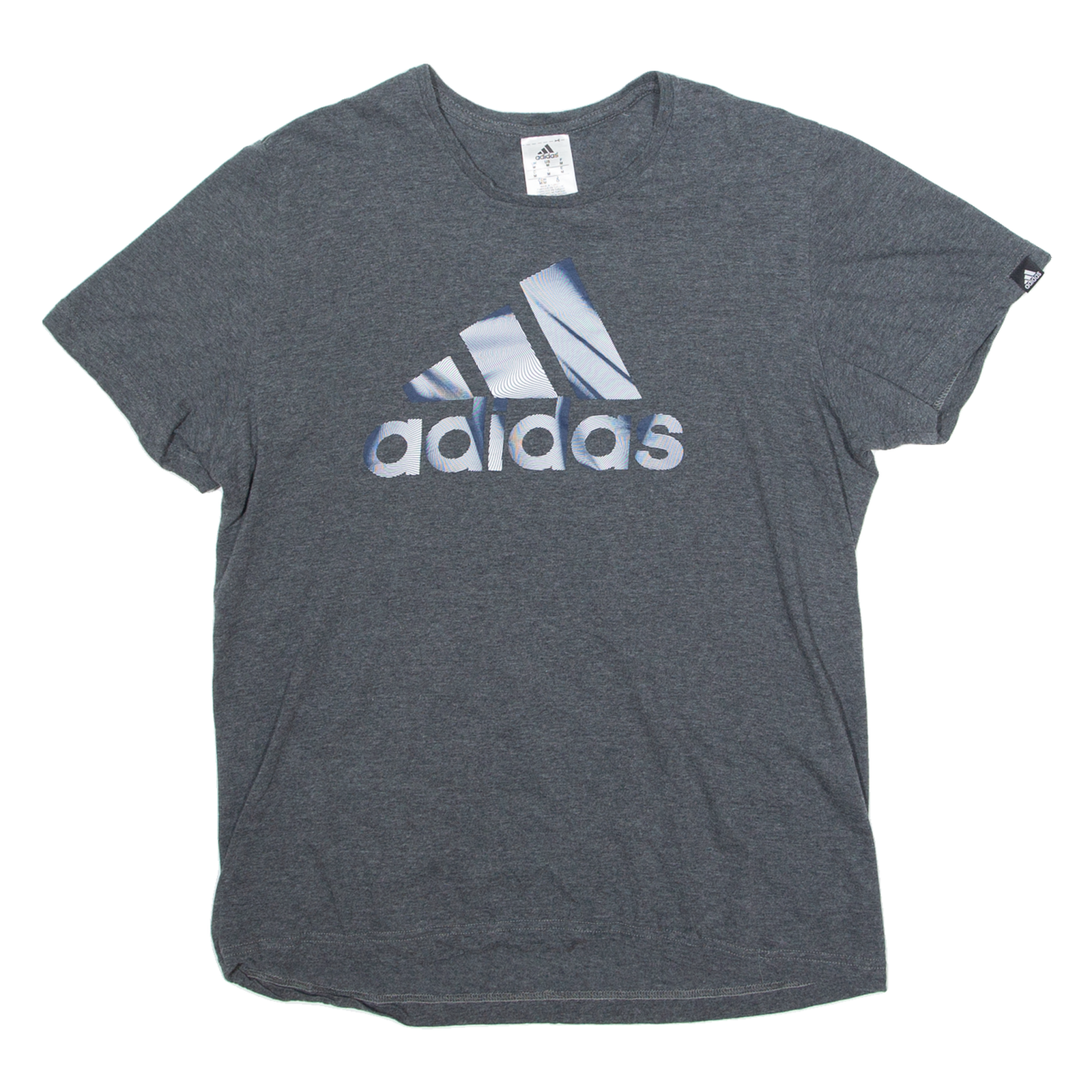 ADIDAS Mens T-Shirt Grey M Refurbished - N/A refurbished available on Cerqular