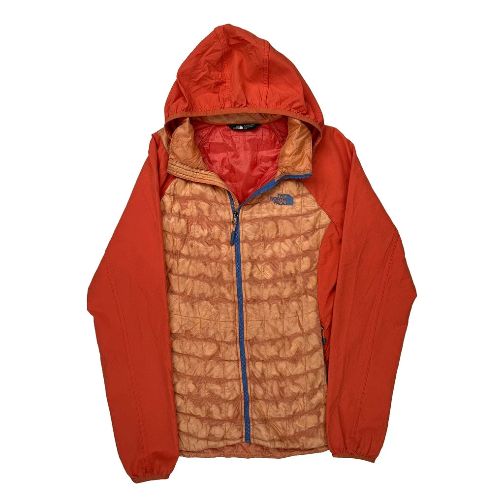 Buy The North Face Jacket - Medium Orange Nylon Refurbished - $66.99 The North Face Jacket - Medium Orange Nylon Refurbished - Thrifted (note: this is a term often used to describe second- refurbished available on Cerqular
