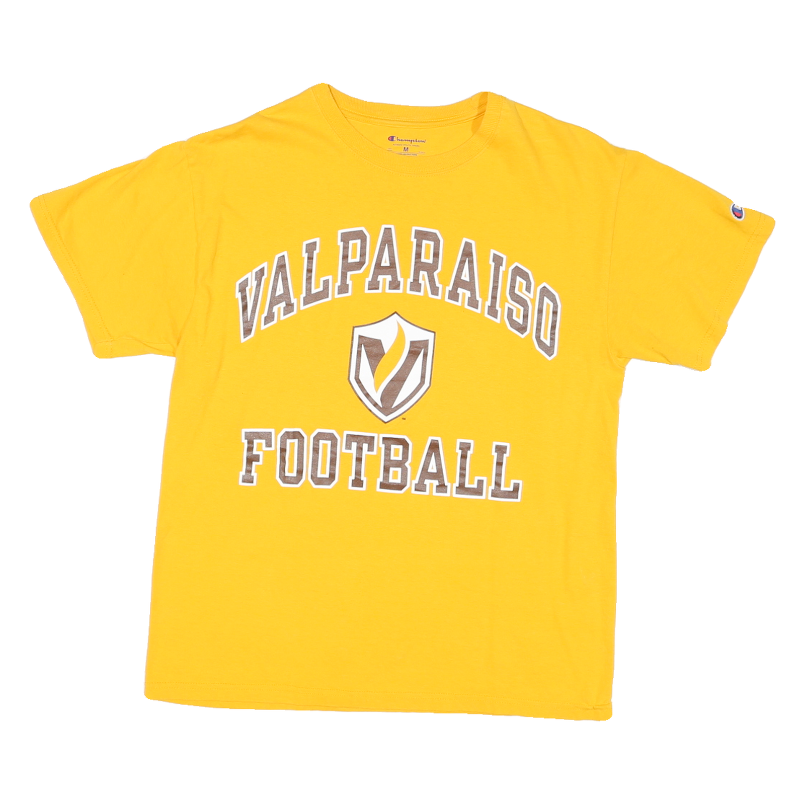 Buy CHAMPION Mens Yellow Valparaiso Football Graphic T-Shirt M Short Sleeve Crew Refurbished - $14.29 CHAMPION Mens Yellow Valparaiso Football Graphic T-Shirt M Short Sleeve Crew Refurbished - N/A refurbished available on Cerqular