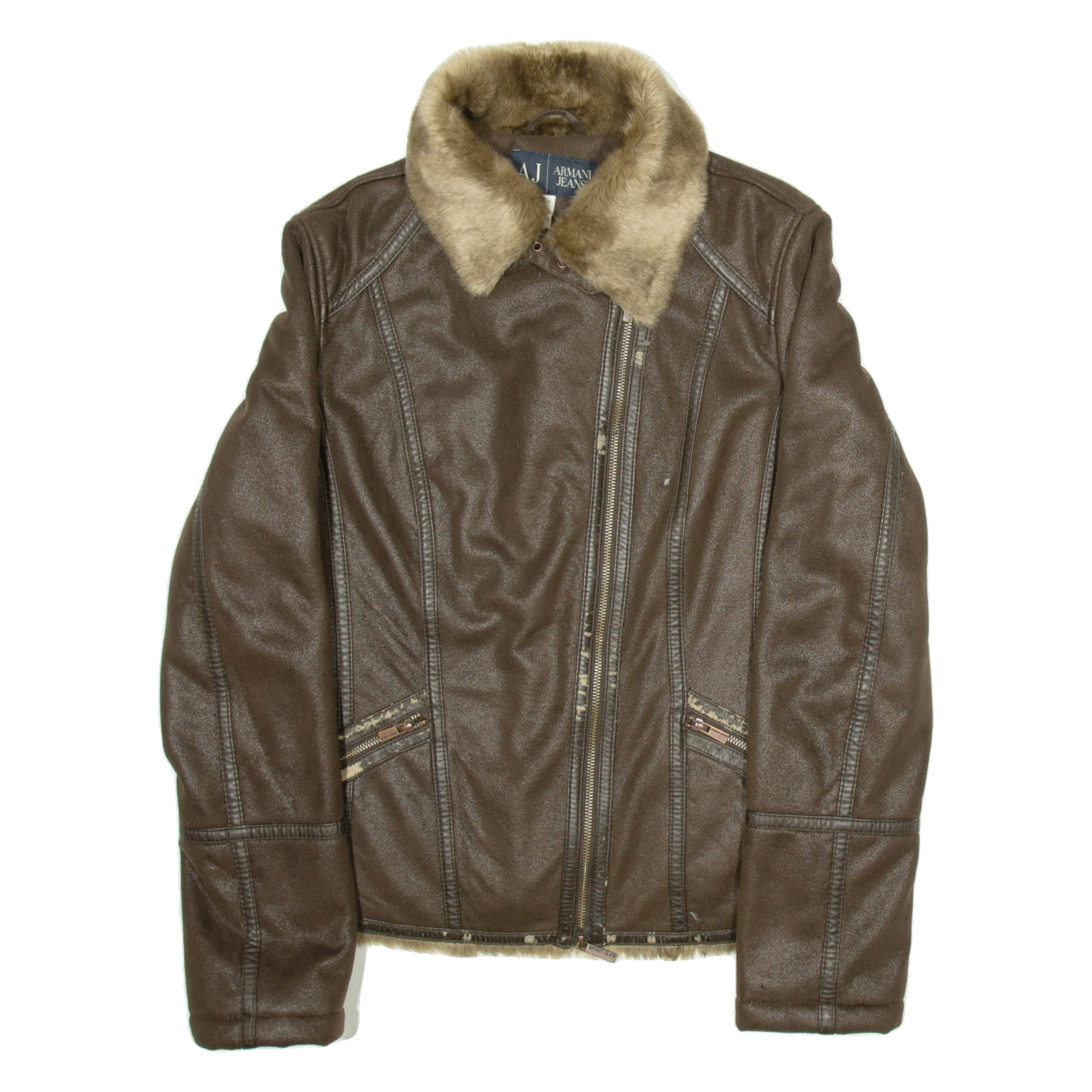 Buy ARMANI JEANS Womens Jacket Brown M Refurbished - $77.99 ARMANI JEANS Womens Jacket Brown M Refurbished - N/A refurbished available on Cerqular