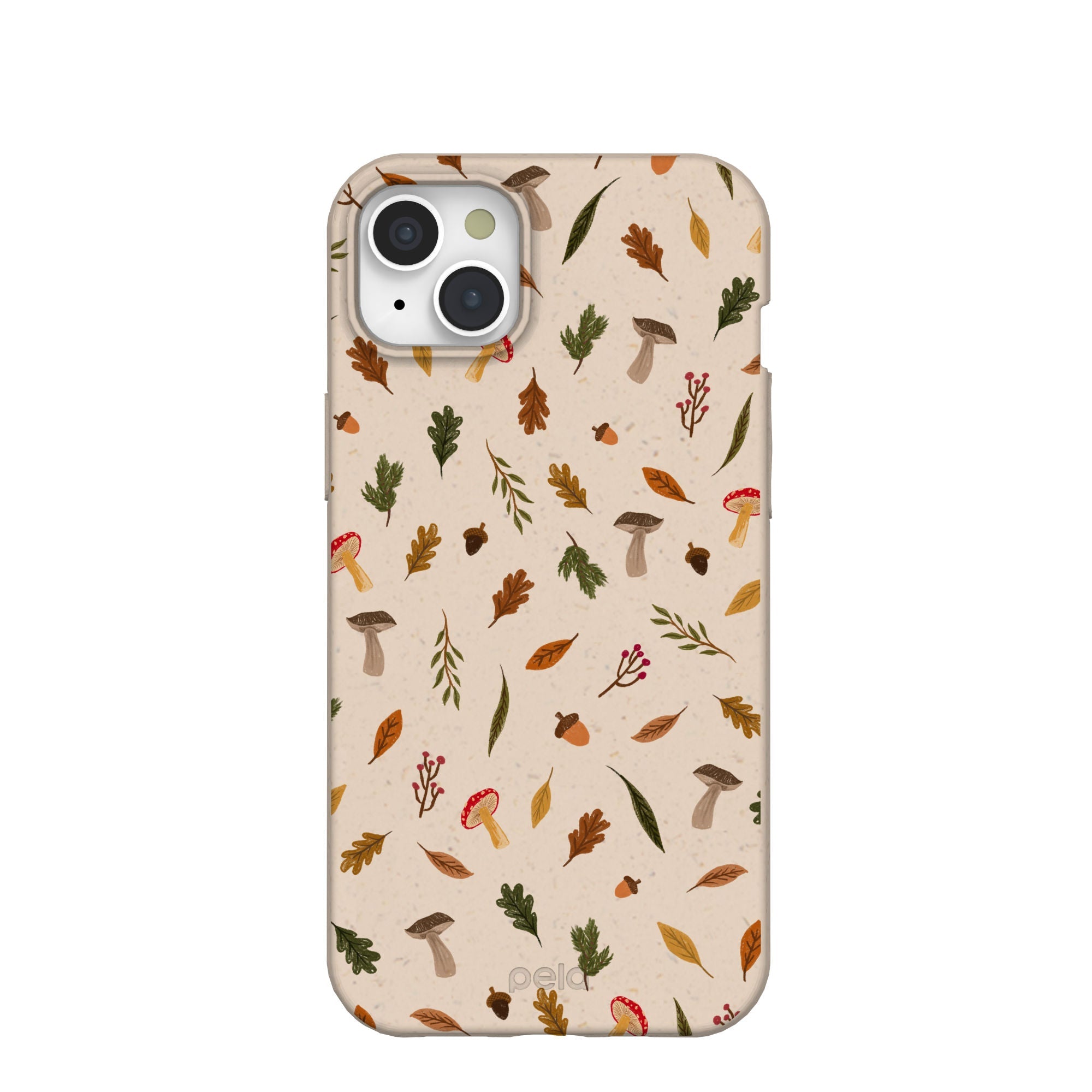 Seashell Woodland Harvest iPhone 15 Plus Case Refurbished - Pela Case refurbished available on Cerqular