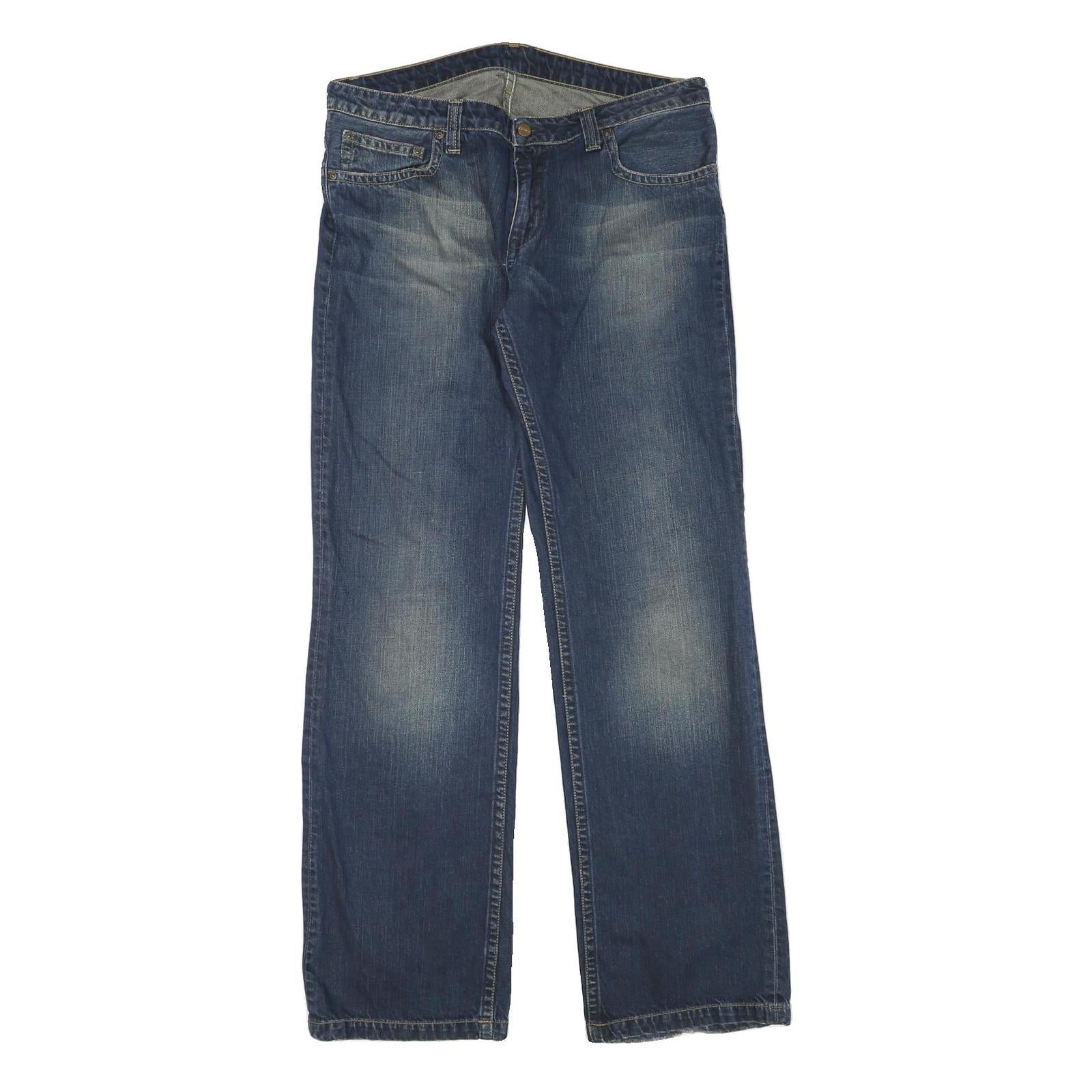 CARHARTT Womens Jeans Blue Relaxed Straight Denim Medium W35 L34 Casual Workwear Refurbished - N/A refurbished available on Cerqular