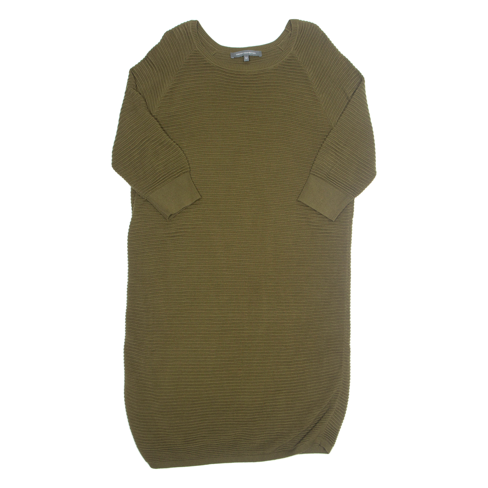 FRENCH CONNECTION Womens Jumper Dress Green Knee Length M Refurbished - N/A refurbished available on Cerqular