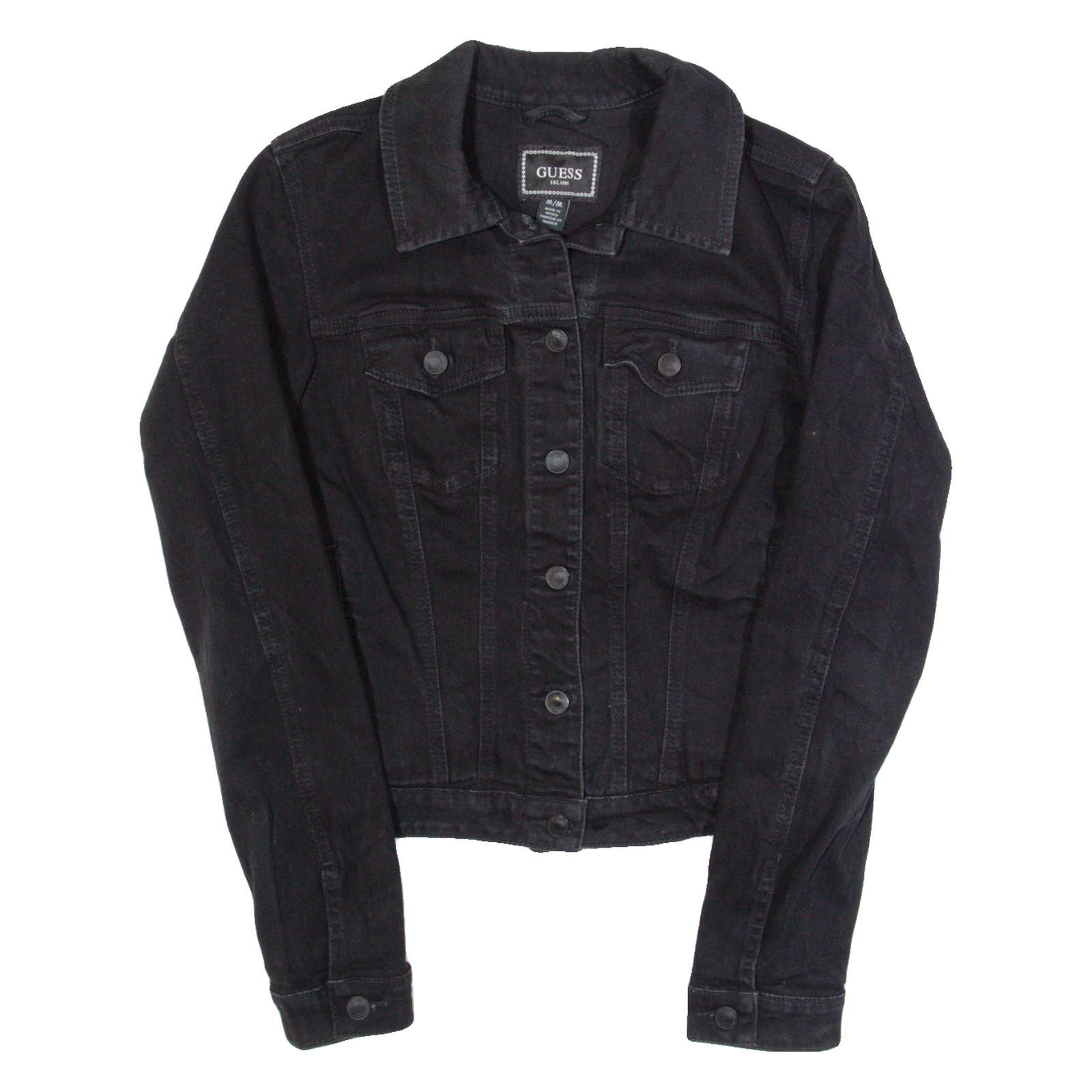 Buy GUESS Womens Denim Jacket Blue M Refurbished - $63.69 GUESS Womens Denim Jacket Blue M Refurbished - N/A refurbished available on Cerqular