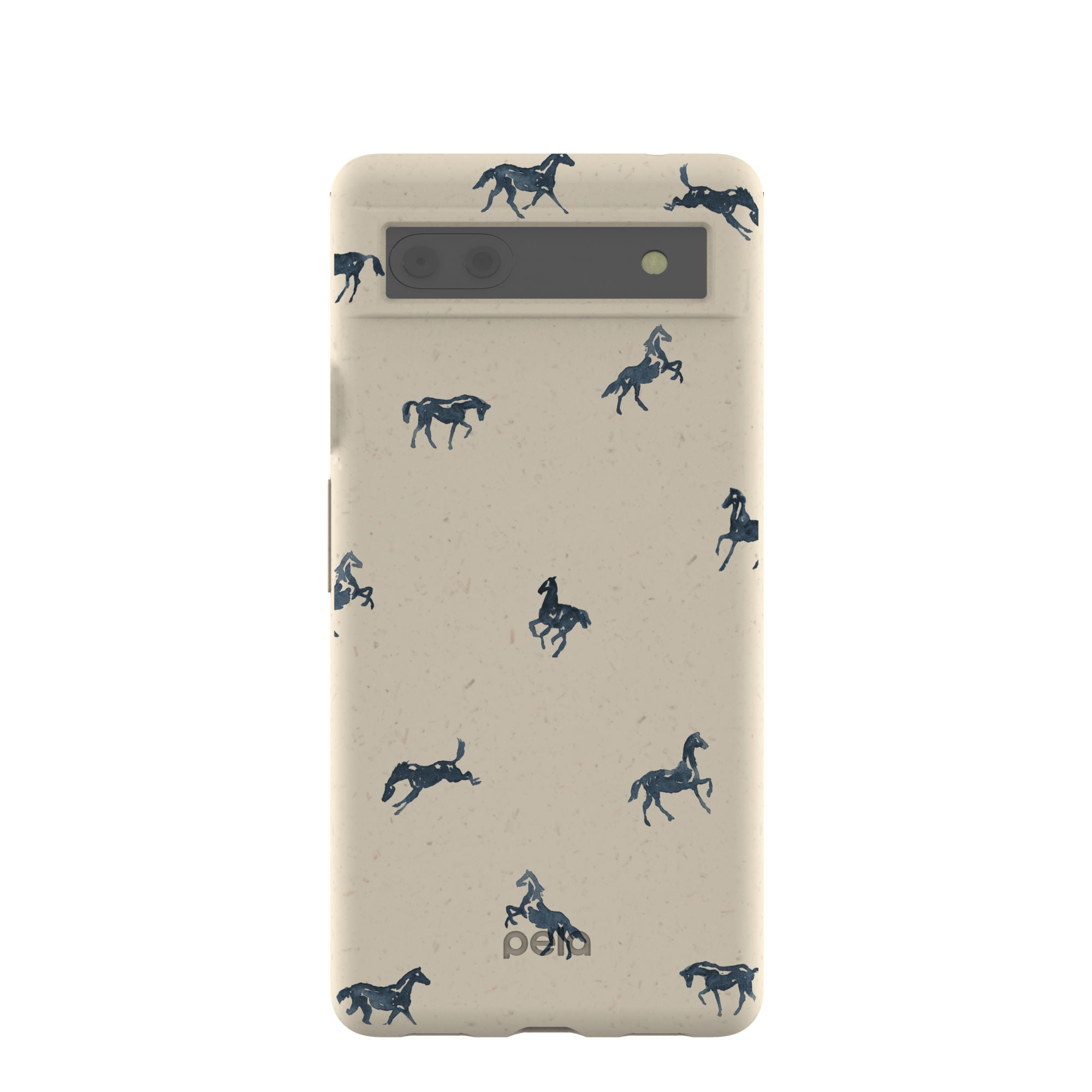 London Fog Mini Horses Google Pixel 6a Case Refurbished - Pela Case refurbished available on Cerqular