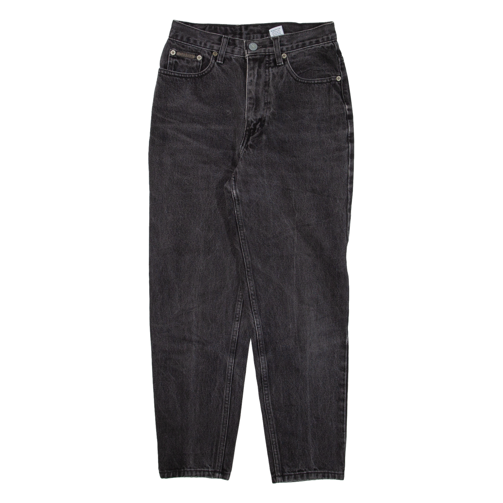 CALVIN KLEIN JEANS Womens Jeans Black Regular Tapered W24 L24 Refurbished - N/A refurbished available on Cerqular