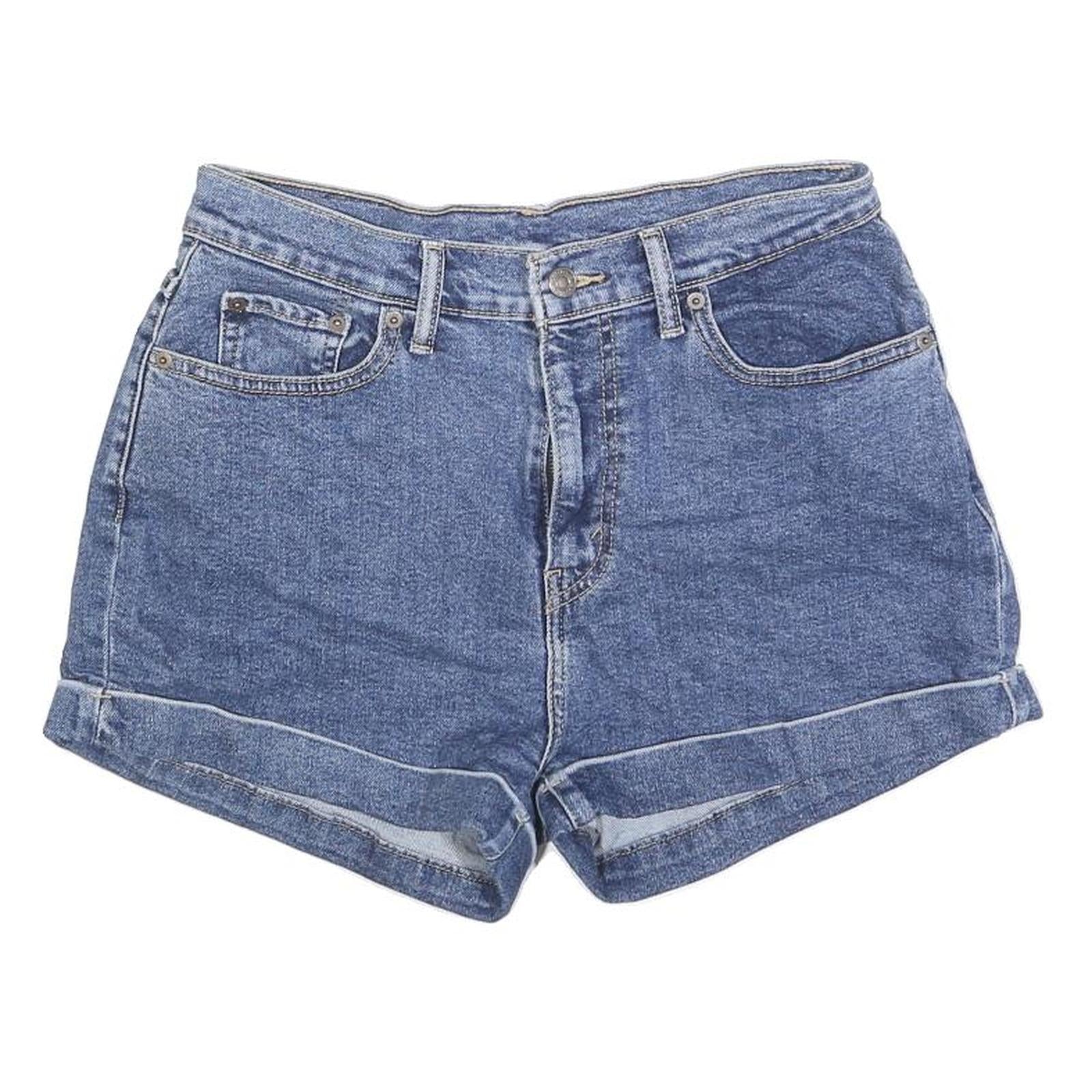 LEVI'S Womens Denim Blue Casual Shorts M W29 Classic Cotton Blend Refurbished - N/A refurbished available on Cerqular