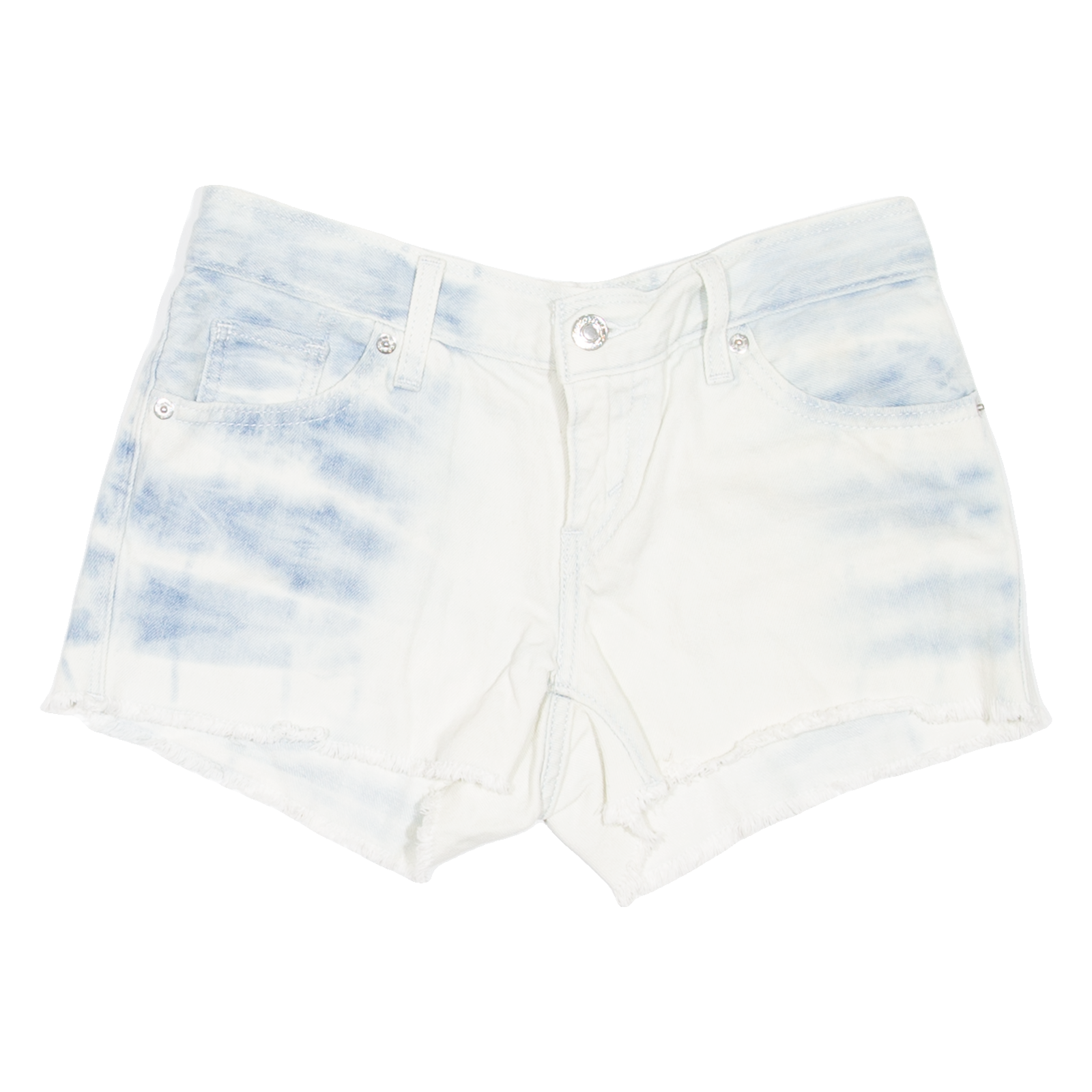 LEVI'S Cut-Off Womens Denim Shorts Blue S W28 Refurbished - N/A refurbished available on Cerqular