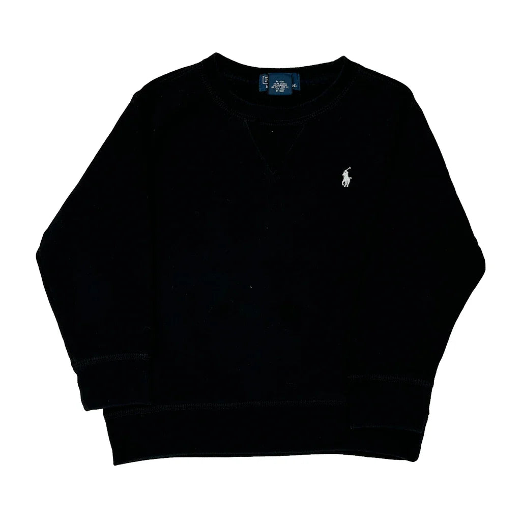 Polo By Ralph Lauren Long Sleeve T-Shirt - 2XS Black Cotton Refurbished - Thrifted (note: this is a term often used to describe second- refurbished available on Cerqular