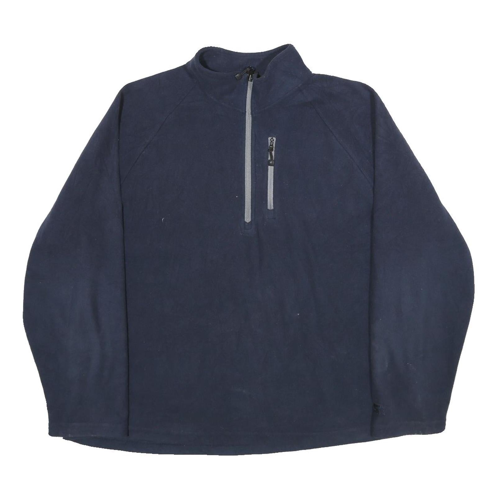 STARTER Mens Navy Blue Plain Jumper Crew Neck Basic Knit XL Pullover Casual Refurbished - N/A refurbished available on Cerqular
