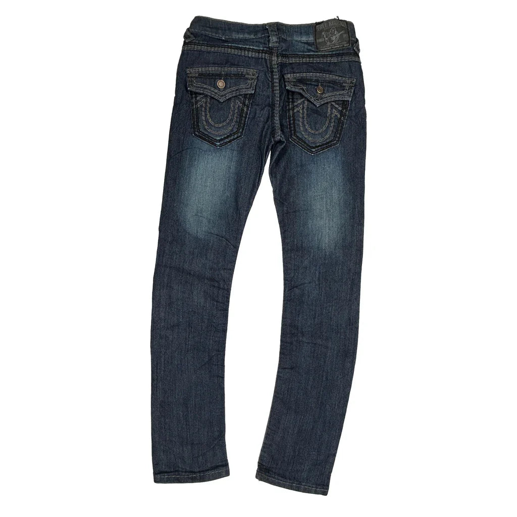 True Religion Skinny Jeans - 28W UK 6 Dark Wash Denim Refurbished - Thrifted (note: this is a term often used to describe second- refurbished available on Cerqular