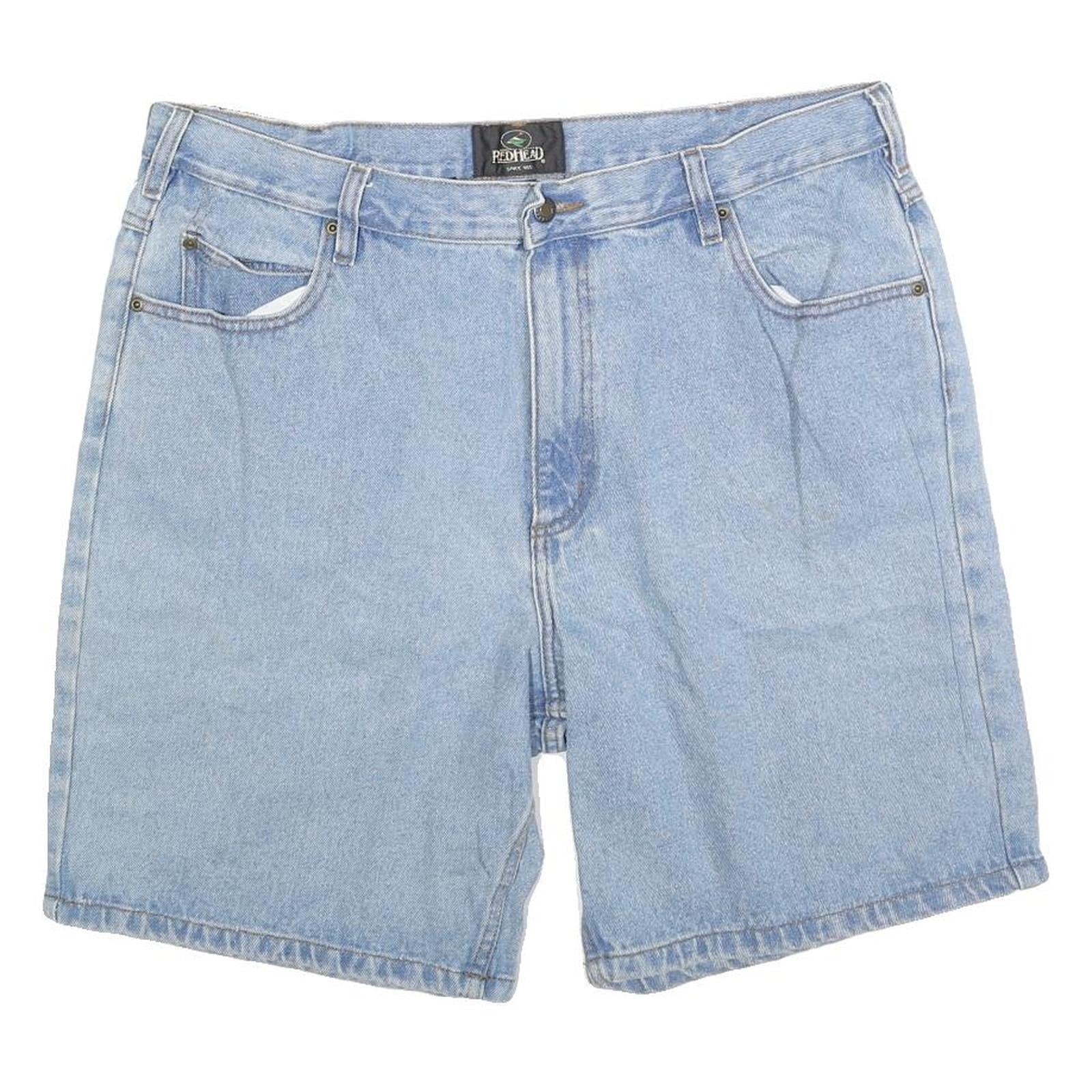 RED HEAD Mens Shorts Blue Denim XL W38 Classic Relaxed Fit Cotton Blend Refurbished - N/A refurbished available on Cerqular