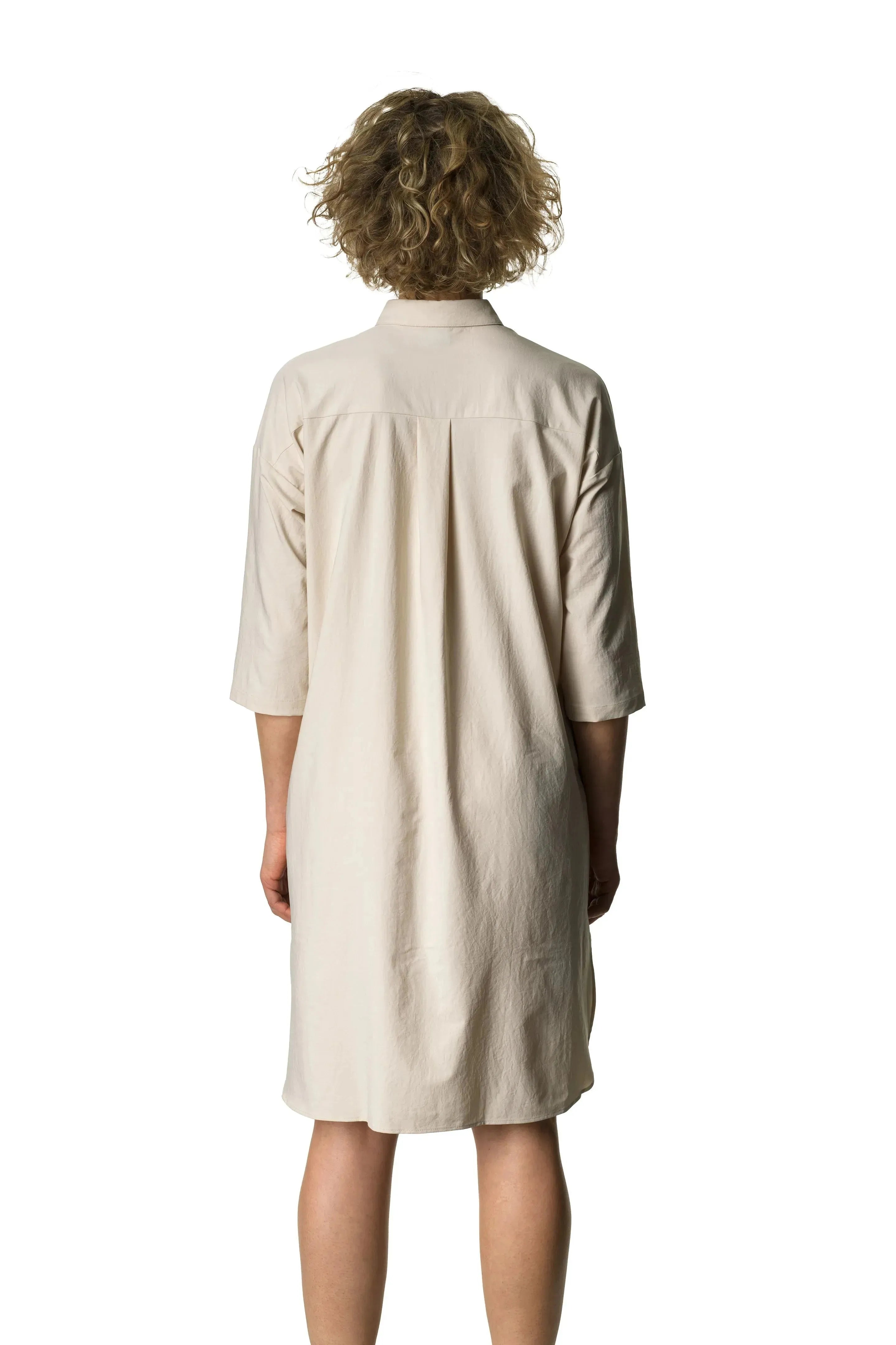 W's Route Shirt Dress | Color: Foggy Mountain | Size: L Refurbished - Houdini Sportswear refurbished available on Cerqular