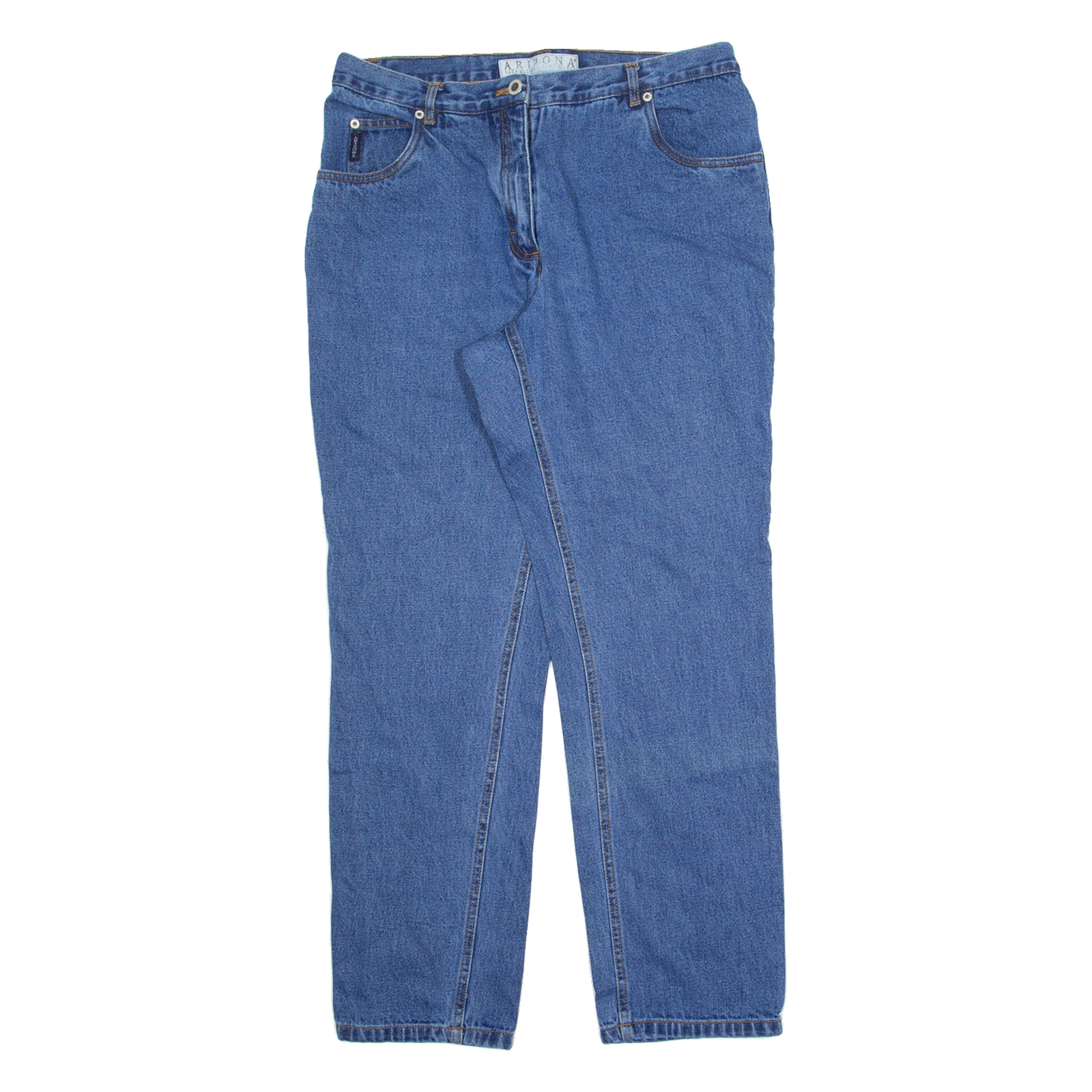 ARIZONA Womens Jeans Blue Slim Straight 90s W32 L30 Refurbished - N/A refurbished available on Cerqular