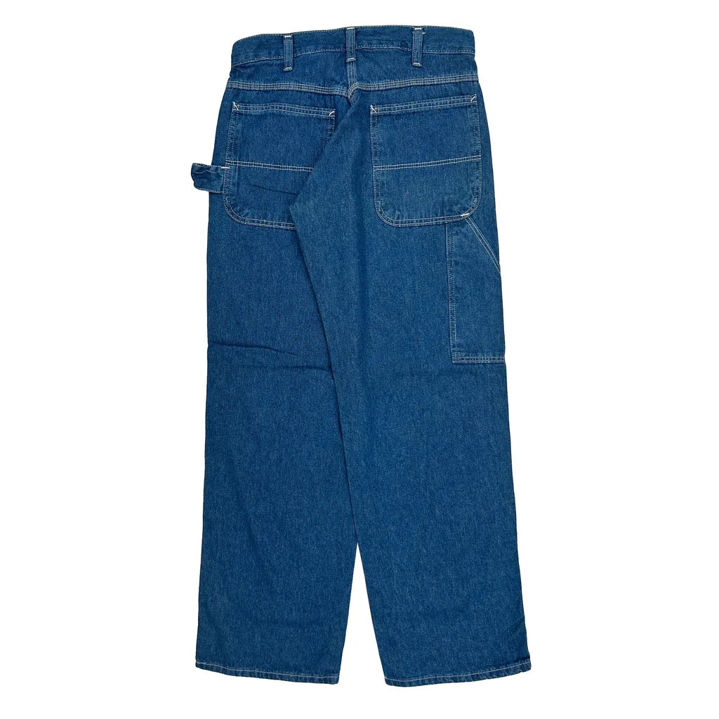 Pointer Double Knee Carpenter Jeans - 28W 30L Blue Denim Refurbished - Thrifted (note: this is a term often used to describe second- refurbished available on Cerqular