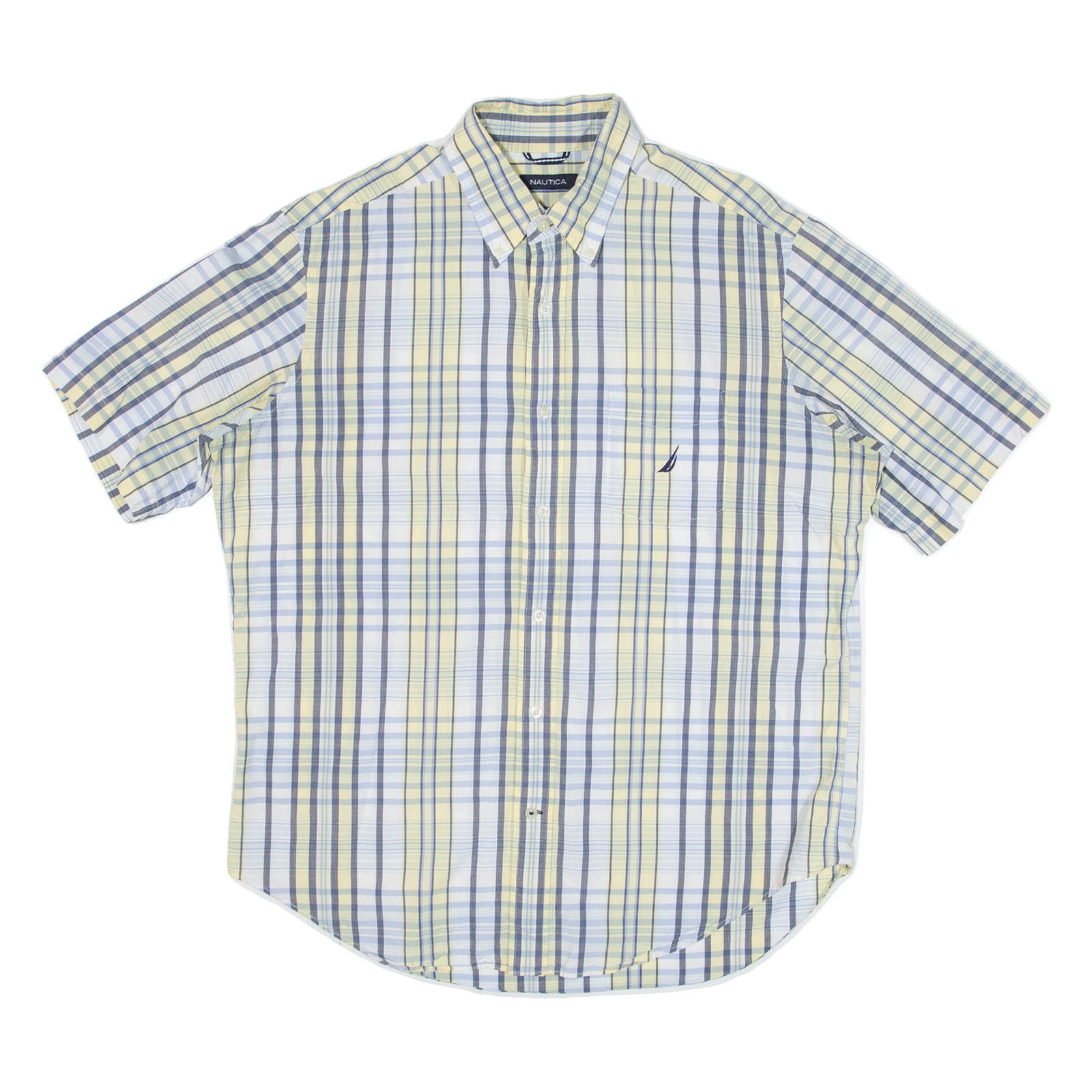 Buy NAUTICA Mens Shirt Blue Check L Refurbished - $23.39 NAUTICA Mens Shirt Blue Check L Refurbished - N/A refurbished available on Cerqular