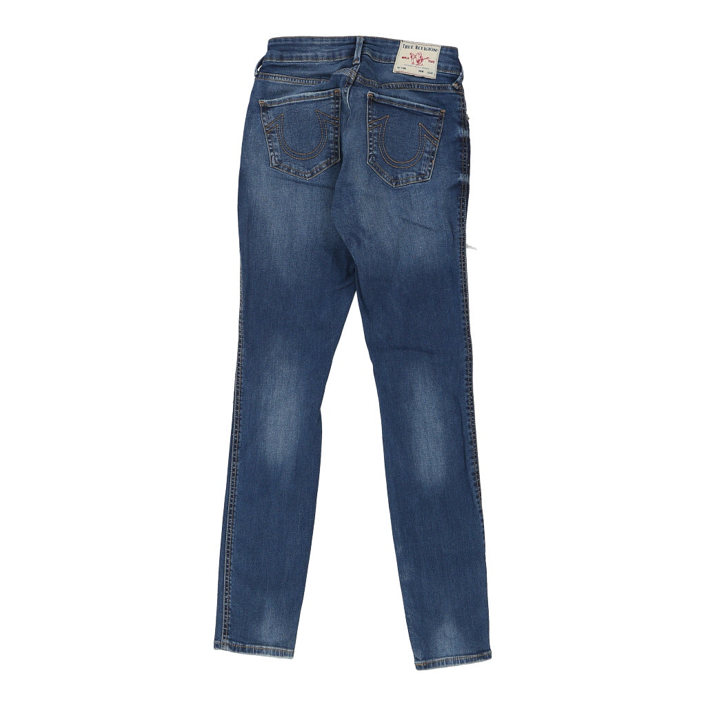 Buy Jennie Curvy True Religion Skinny Jeans - 25W UK 4 Blue Cotton Refurbished - $23.30 Jennie Curvy True Religion Skinny Jeans - 25W UK 4 Blue Cotton Refurbished - Thrifted (note: this is a term often used to describe second- refurbished available on Cerqular