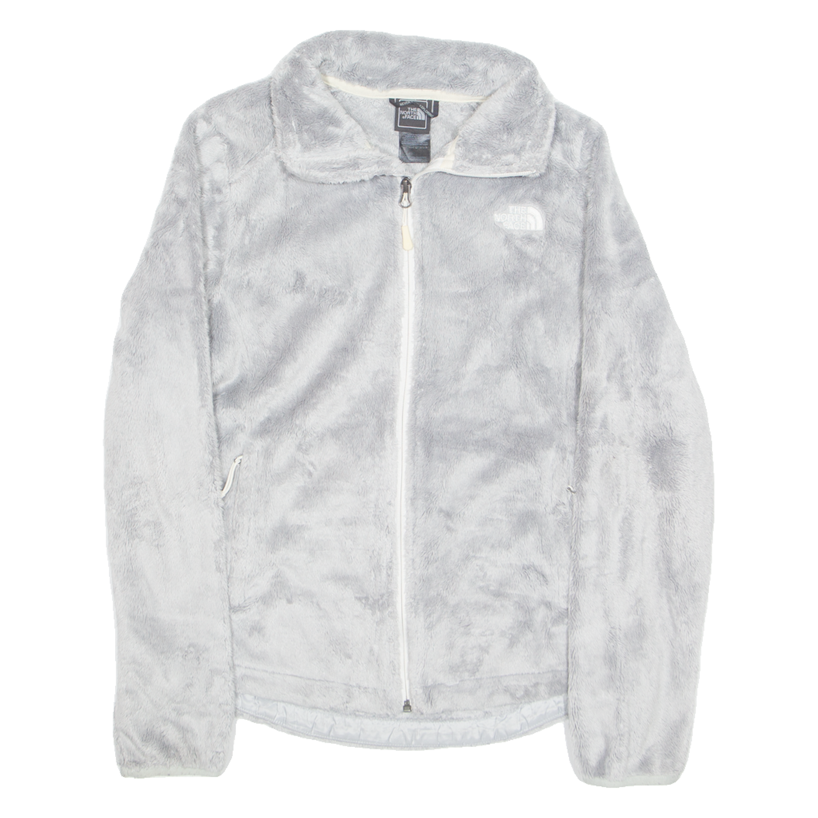 THE NORTH FACE Teddy Womens Fleece Jacket Grey 90s S Refurbished - N/A refurbished available on Cerqular