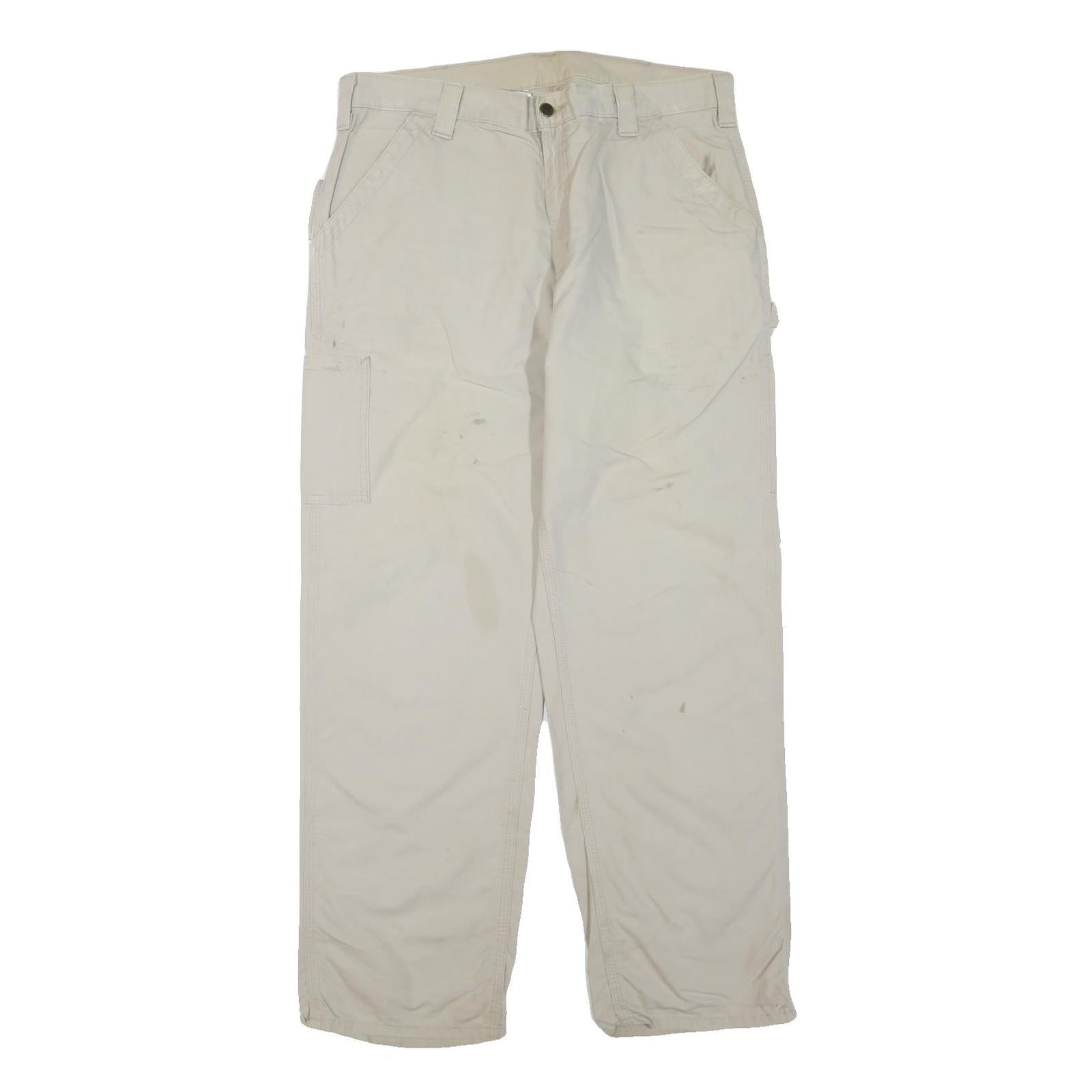 Buy CARHARTT Mens Cotton Blend Beige Regular Fit Workwear Trousers W36 L32 Refurbished - $49.39 CARHARTT Mens Cotton Blend Beige Regular Fit Workwear Trousers W36 L32 Refurbished - N/A refurbished available on Cerqular