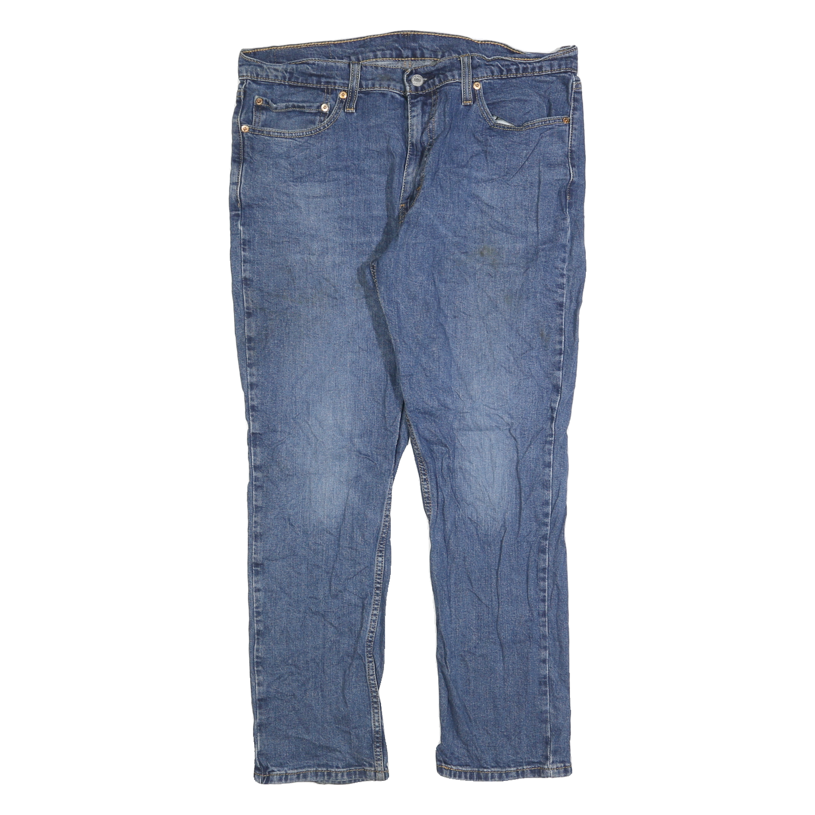 LEVI'S 511 Slim Mens Jeans Blue Slim Straight Denim Medium W36 L30 Classic Fit Refurbished - N/A refurbished available on Cerqular