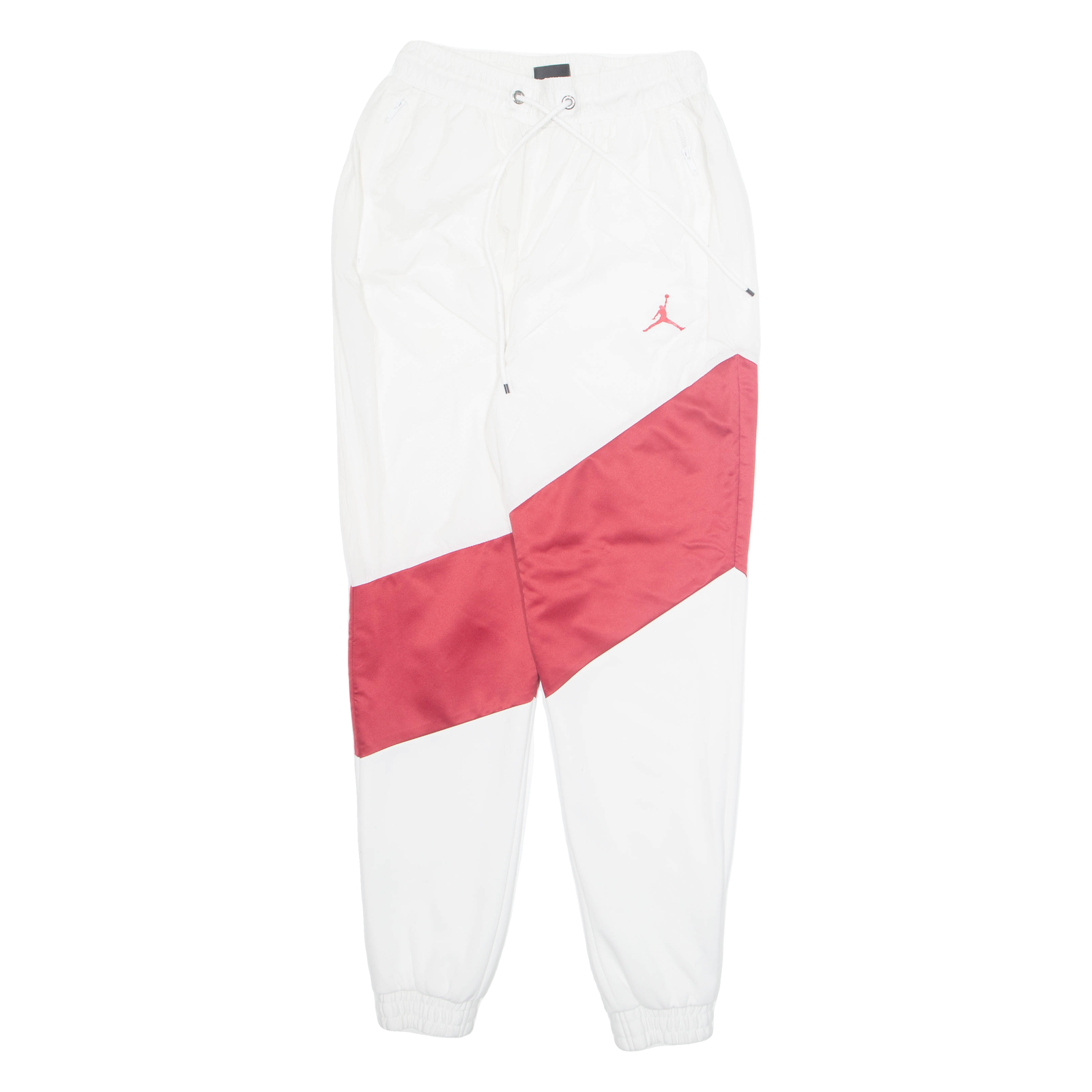 AIR JORDAN Mens Track Pants White Tapered S W24 L28 Refurbished - N/A refurbished available on Cerqular