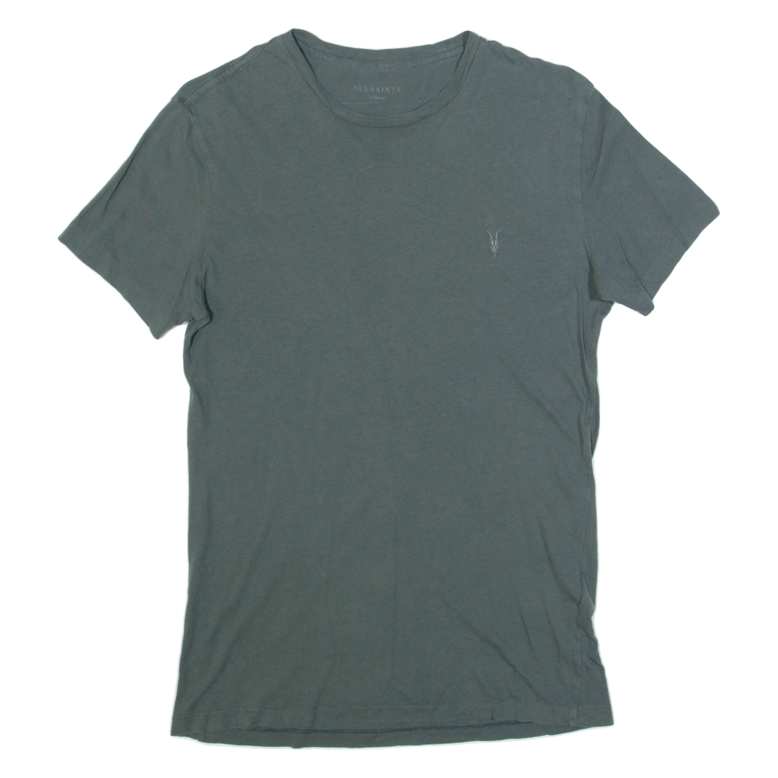 ALL SAINTS Mens T-Shirt Grey XS Refurbished - N/A refurbished available on Cerqular