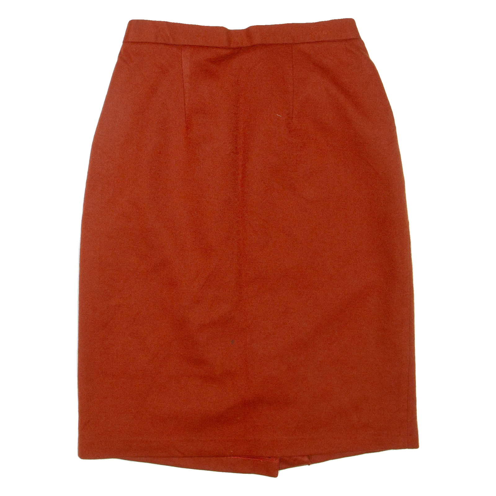 Womens Pencil Skirt Orange Knee Length Wool S Refurbished - N/A refurbished available on Cerqular