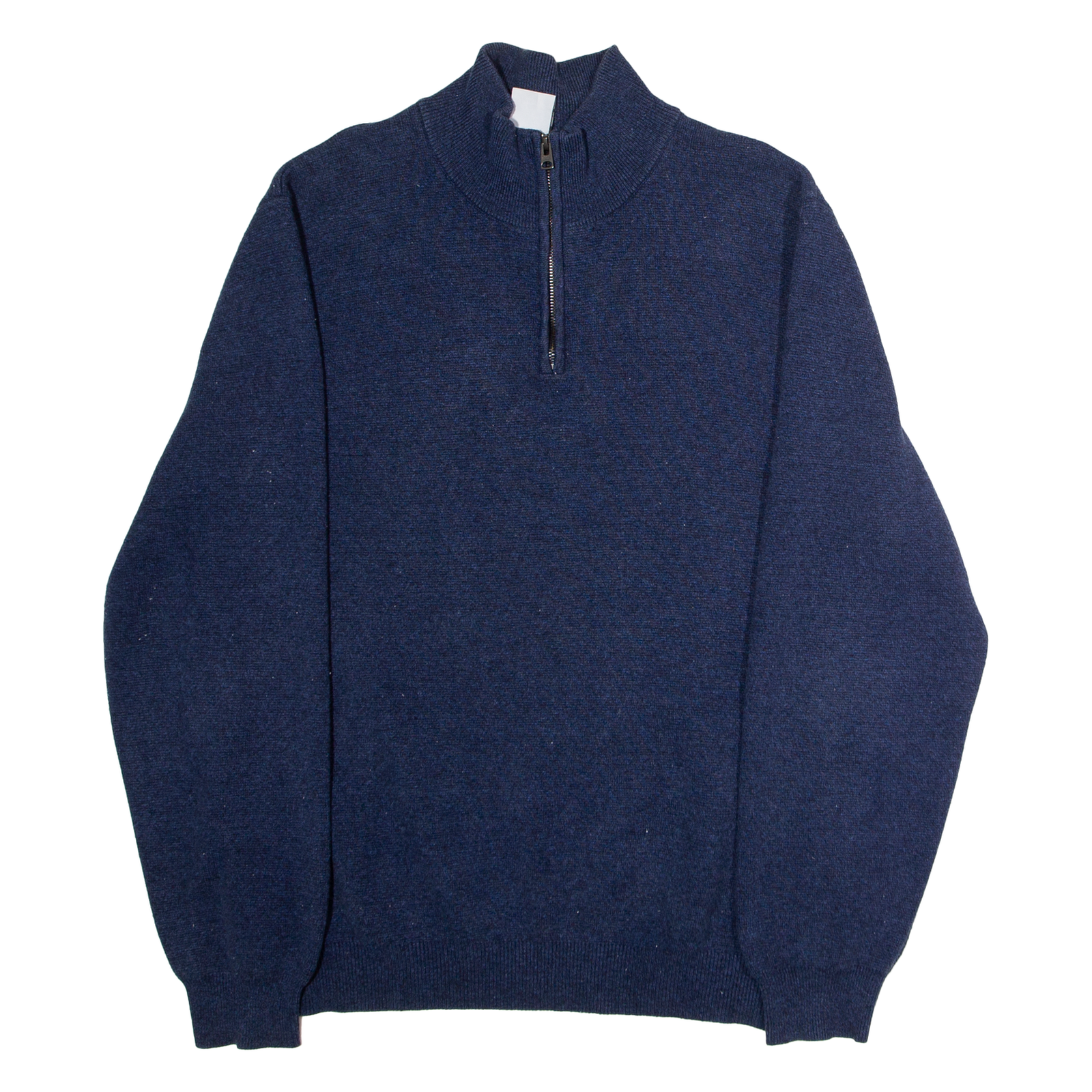 DIESEL Mens Heavy Knit Jumper Blue 1/4 Zip Tight Knit 2XL Refurbished - N/A refurbished available on Cerqular