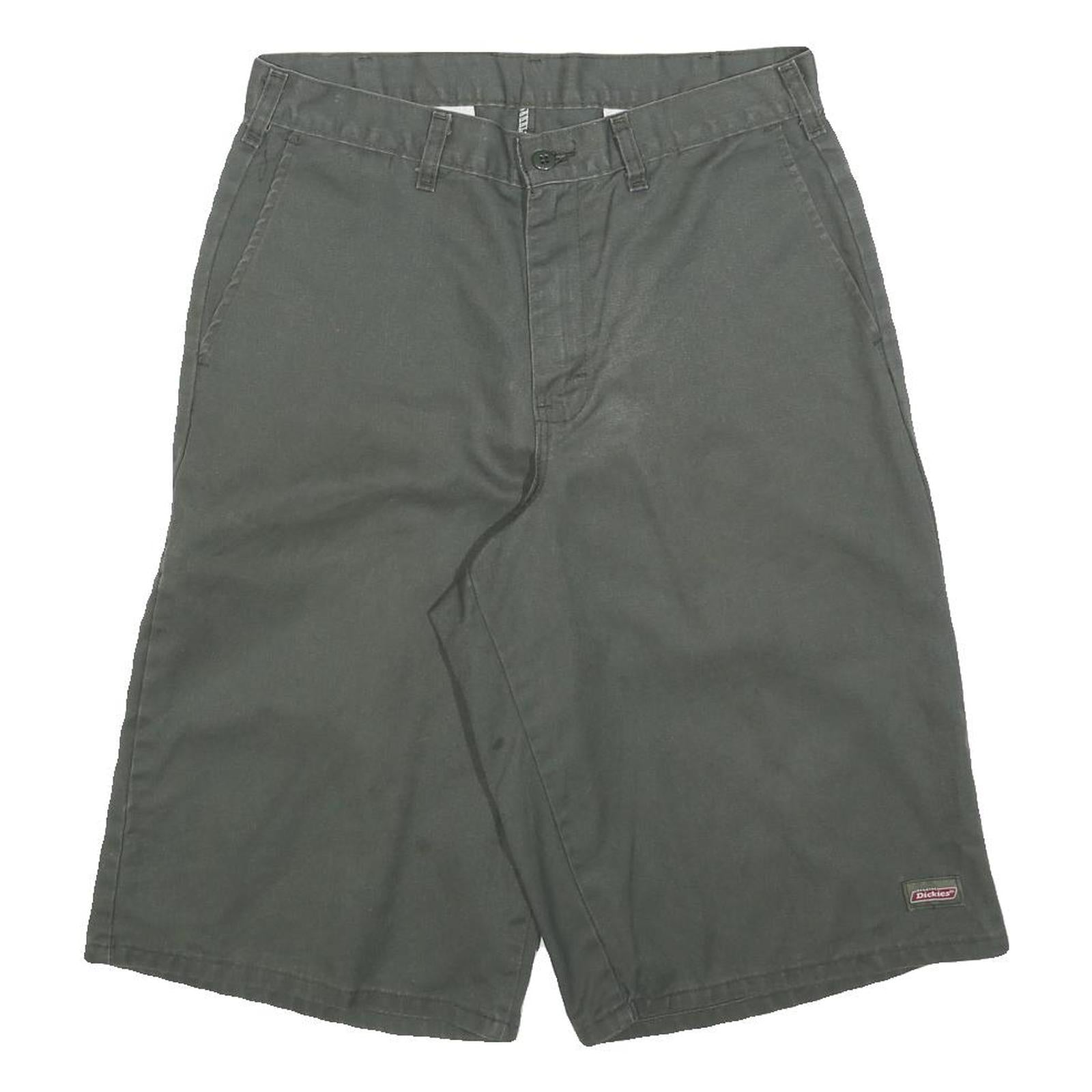 DICKIES Mens Shorts Grey Casual M W30 Cotton Blend Classic Fit Workwear Refurbished - N/A refurbished available on Cerqular