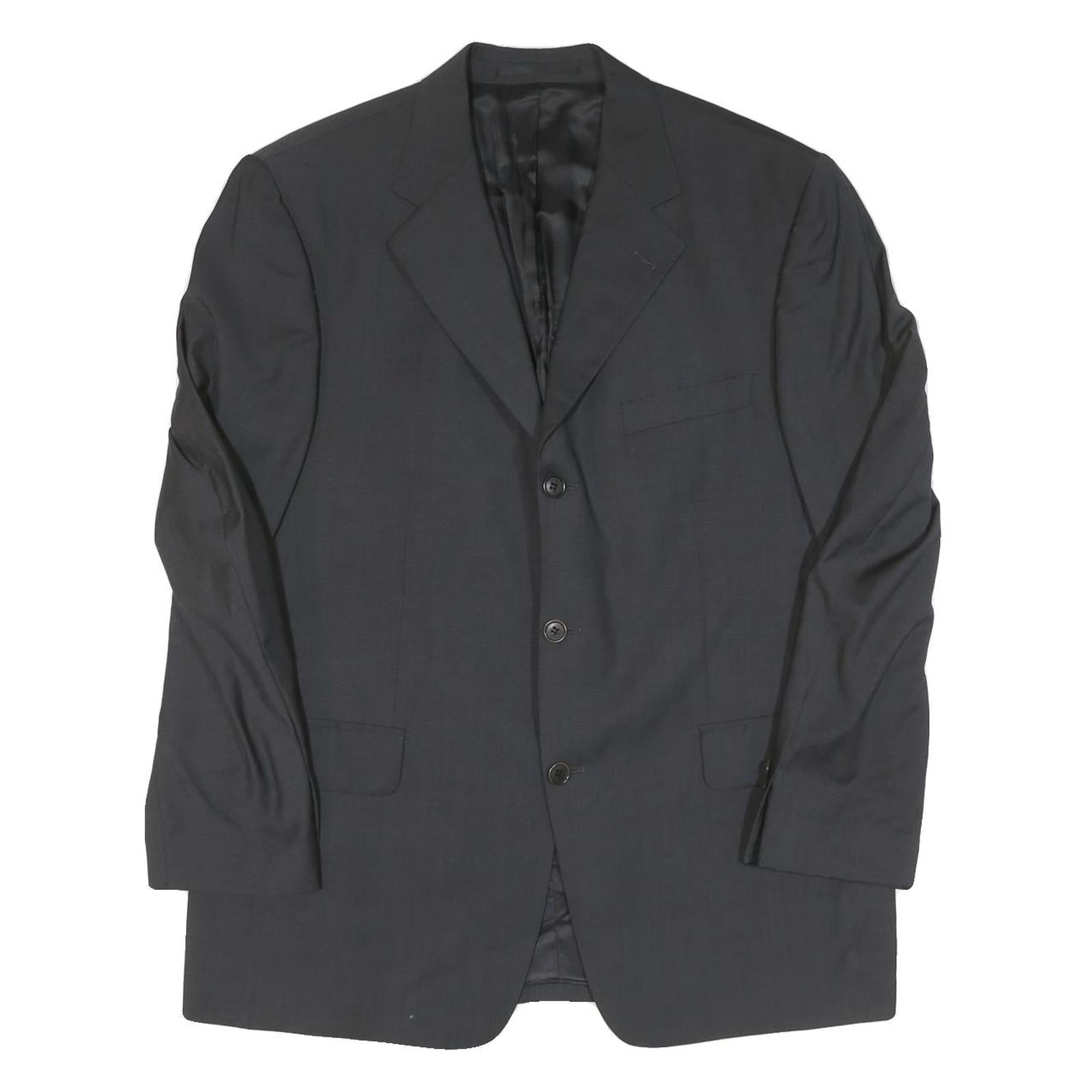 Buy Mens Black Wool Blend Classic Tailored Jacket L Button Closure Plain Formal Wear Refurbished - $48.09 Mens Black Wool Blend Classic Tailored Jacket L Button Closure Plain Formal Wear Refurbished - N/A refurbished available on Cerqular