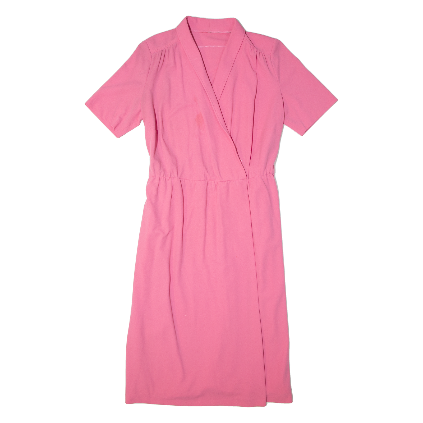 ARA Womens A-Line Dress Pink Short Sleeve Midi M Refurbished - N/A refurbished available on Cerqular