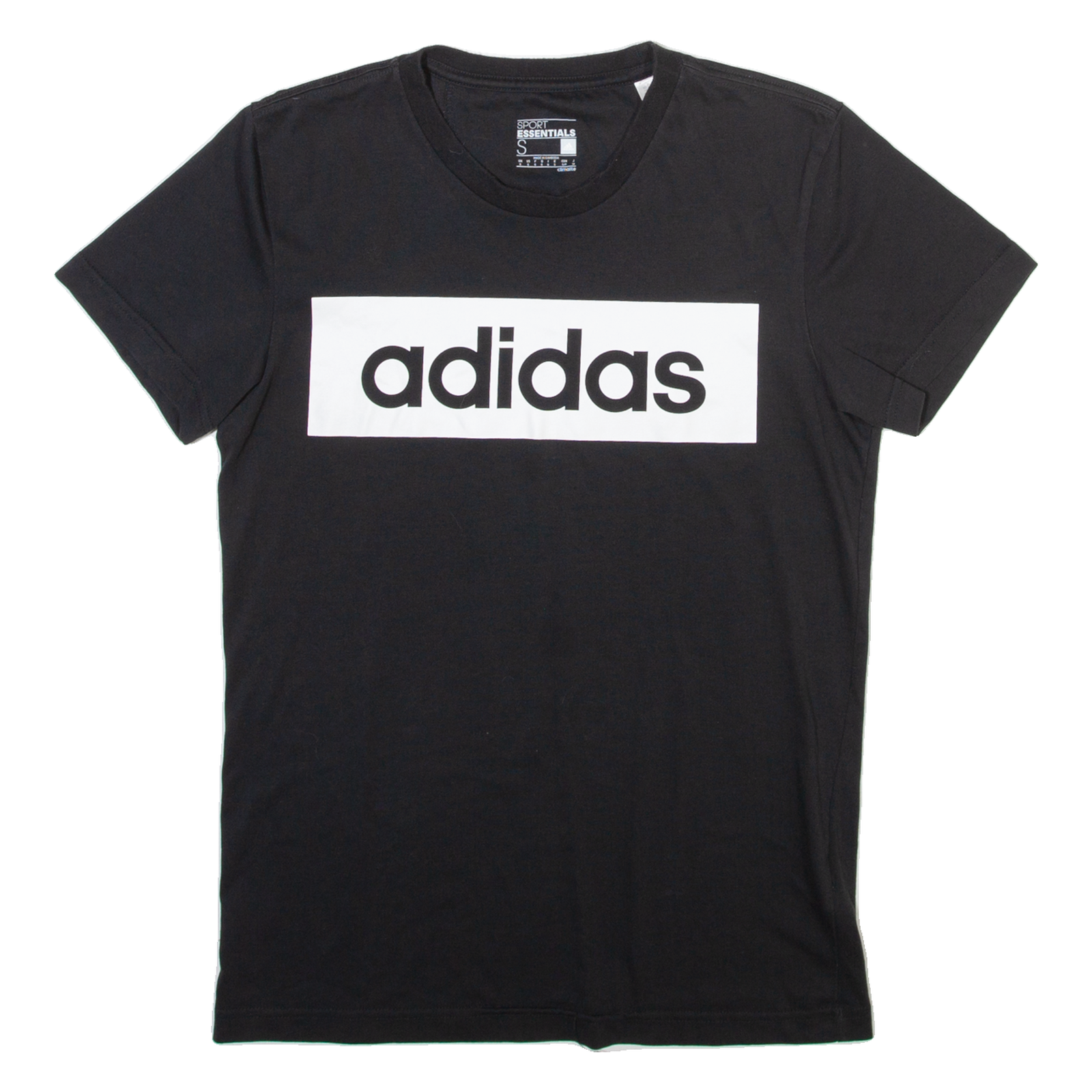 ADIDAS Mens T-Shirt Black Crew Neck S Refurbished - N/A refurbished available on Cerqular