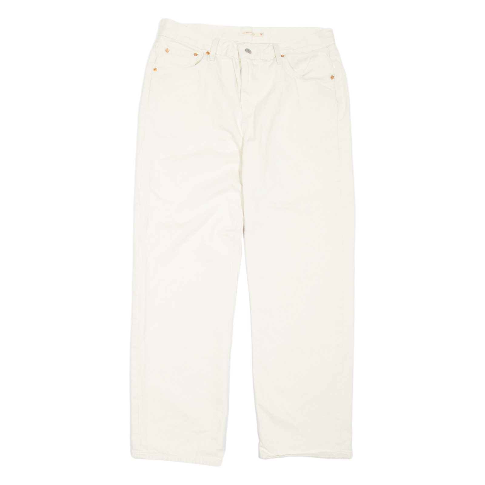 Buy LEVI'S Low Pro Womens Jeans Cream Regular Straight W32 L30 Refurbished - $31.19 LEVI'S Low Pro Womens Jeans Cream Regular Straight W32 L30 Refurbished - N/A refurbished available on Cerqular