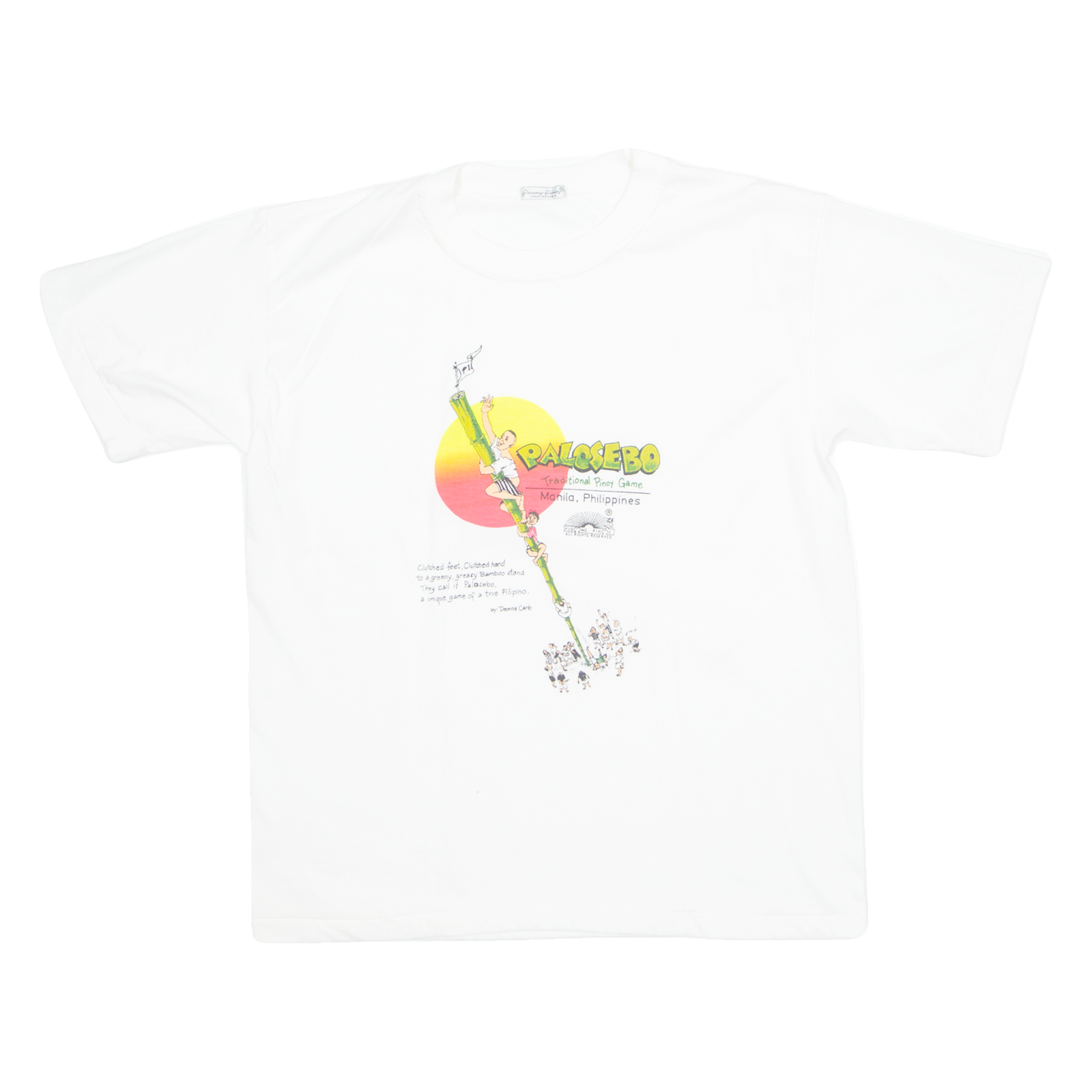 Philippines Bamboo Mens T-Shirt White M Refurbished - N/A refurbished available on Cerqular