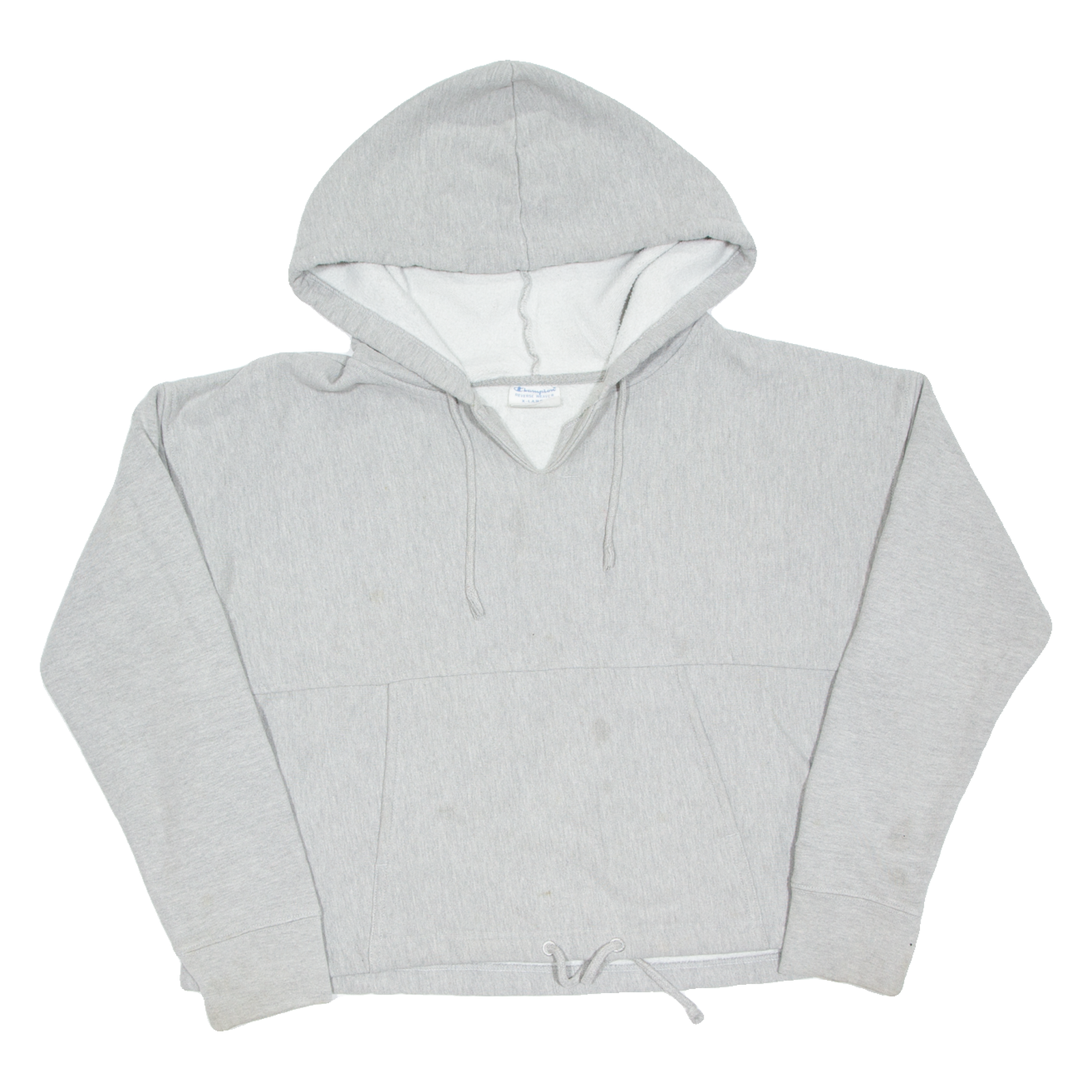 Buy CHAMPION REVERSE WEAVE Cropped Womens Grey Hoodie XL Refurbished - $36.39 CHAMPION REVERSE WEAVE Cropped Womens Grey Hoodie XL Refurbished - N/A refurbished available on Cerqular
