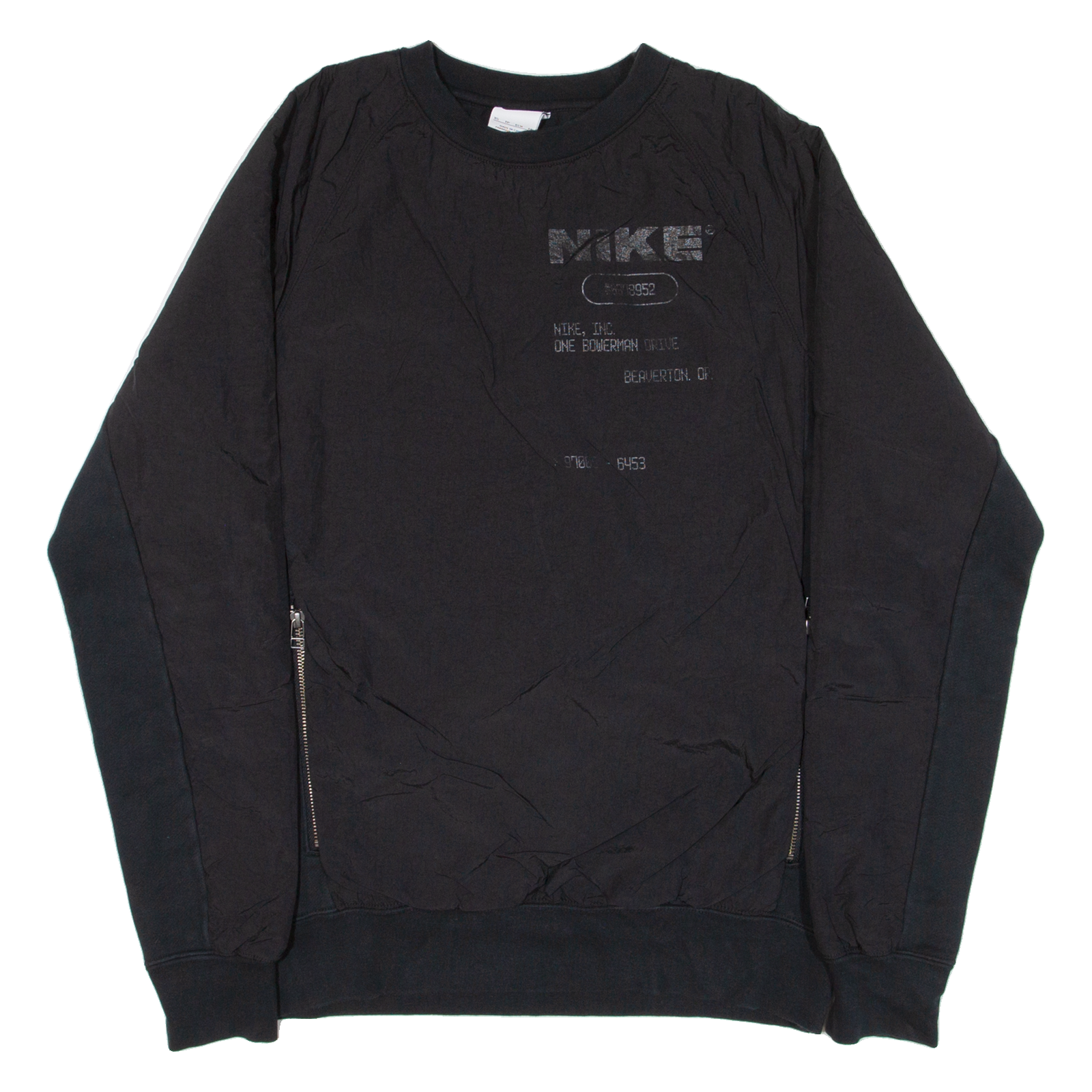 NIKE Mens Sweatshirt Black XS Refurbished - N/A refurbished available on Cerqular