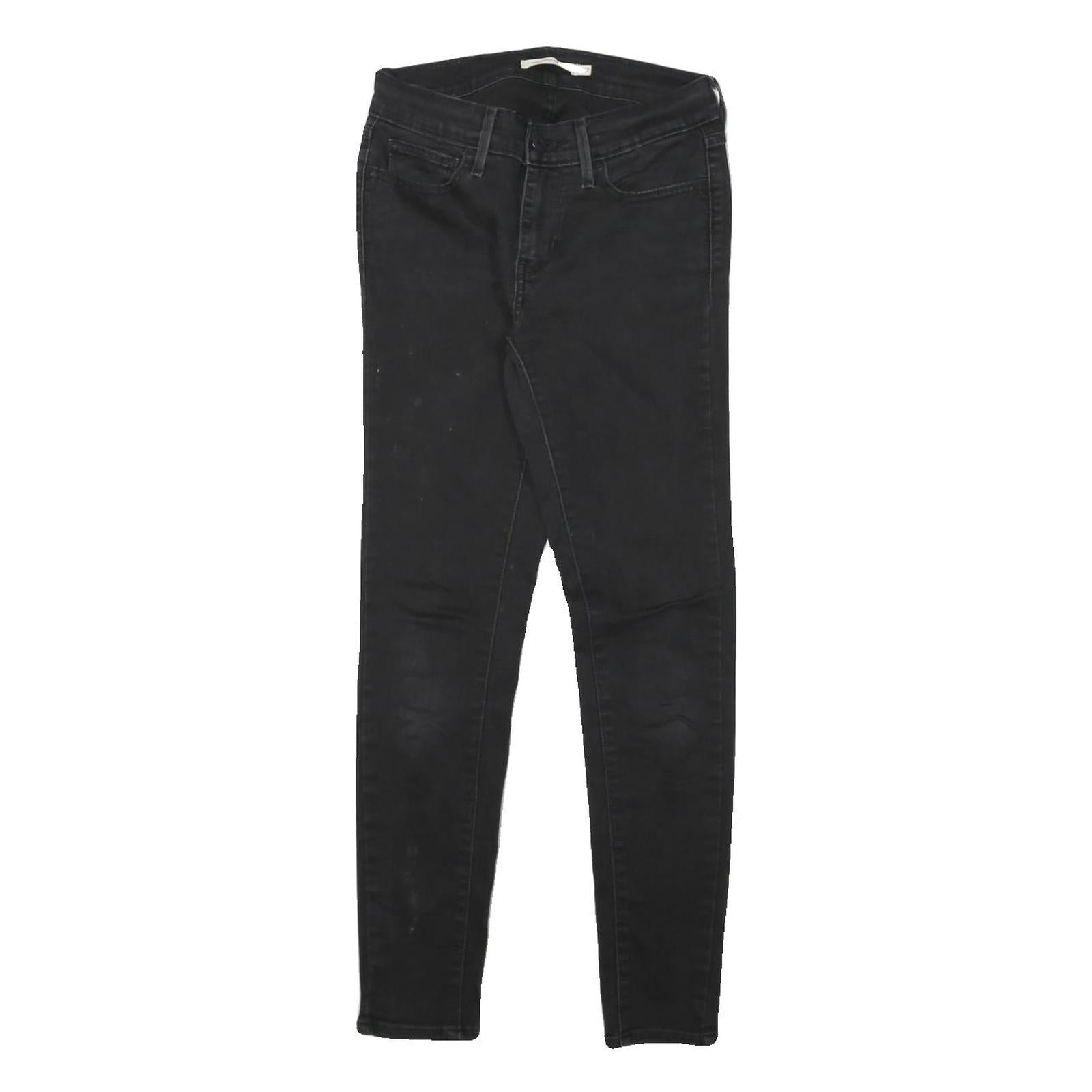 LEVI'S 710 Womens Jeans Black Slim Skinny Denim W24 L26 Zip Cotton Blend Refurbished - N/A refurbished available on Cerqular