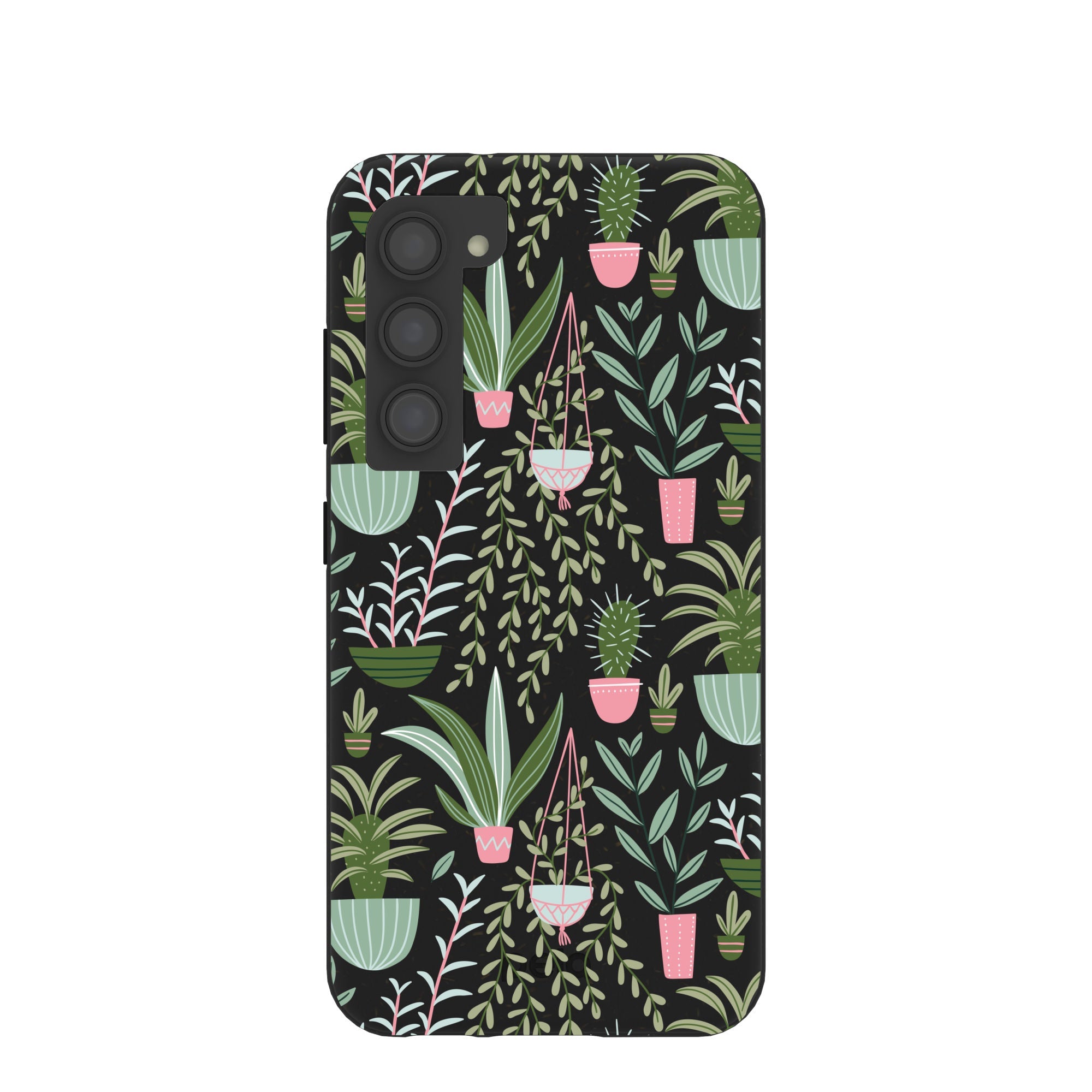 Black Indoor Garden Samsung Galaxy S23 Case Refurbished - Pela Case refurbished available on Cerqular
