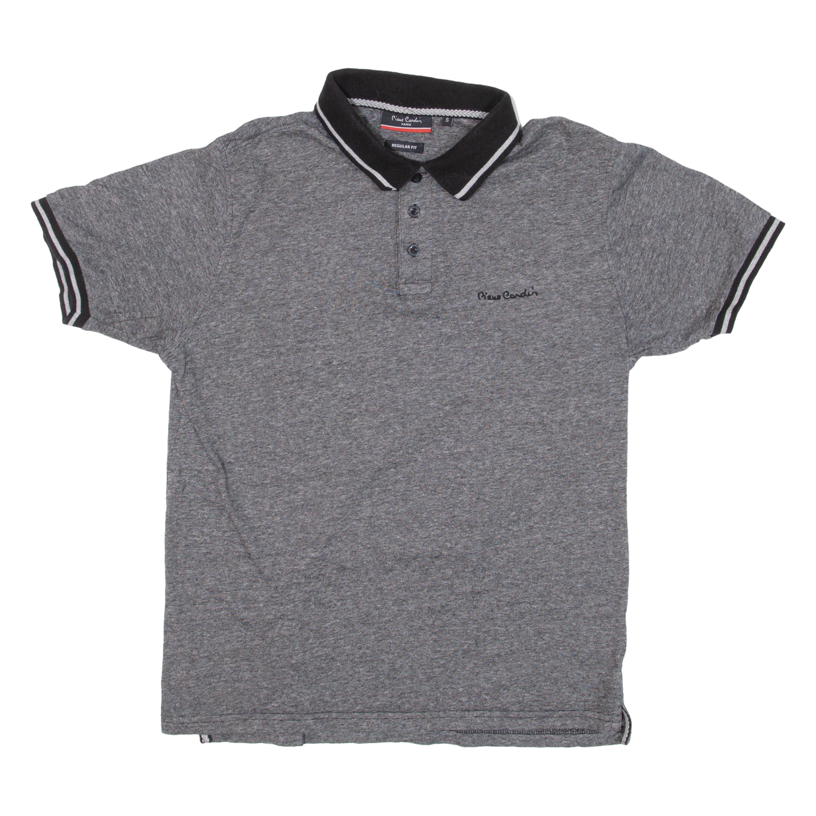 PIERRE CARDIN Mens Polo Shirt Grey S Refurbished - N/A refurbished available on Cerqular