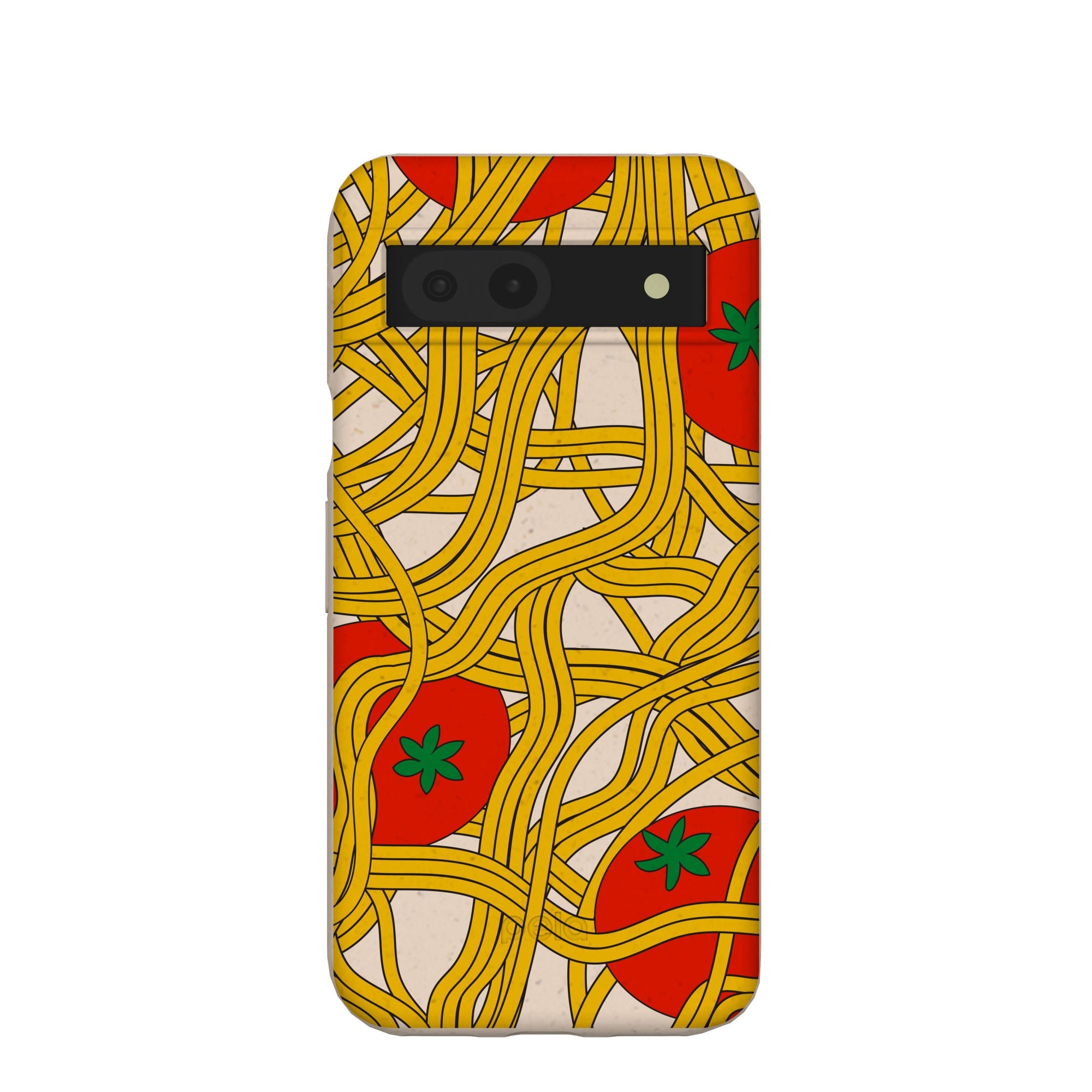 Seashell Spaghetti Splash Google Pixel 8a Case Refurbished - Pela Case refurbished available on Cerqular