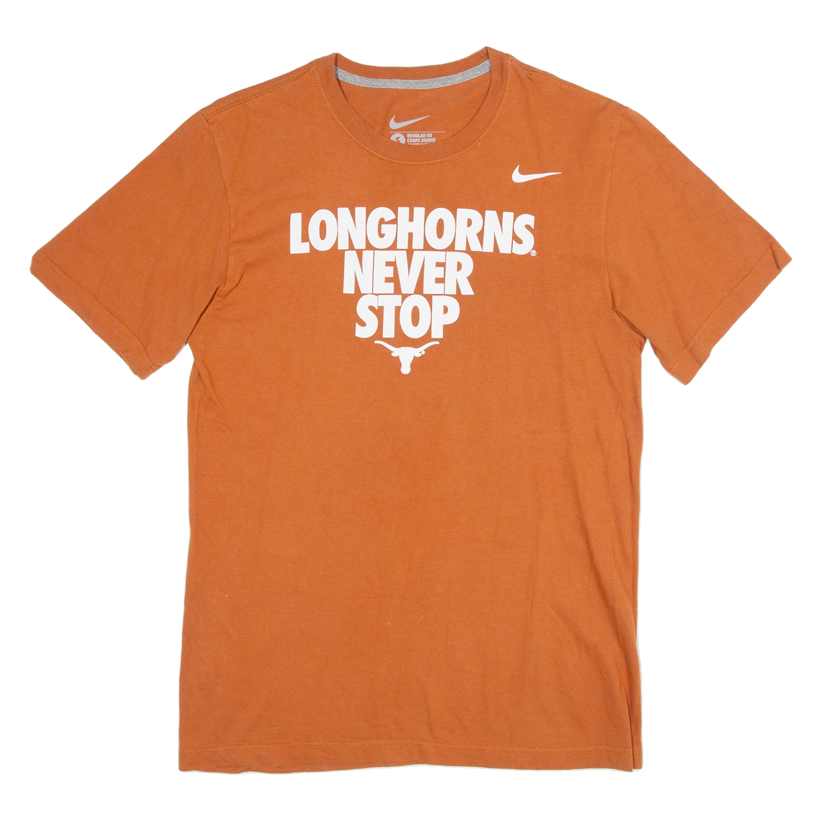 NIKE Mens T-Shirt Orange S Refurbished - N/A refurbished available on Cerqular